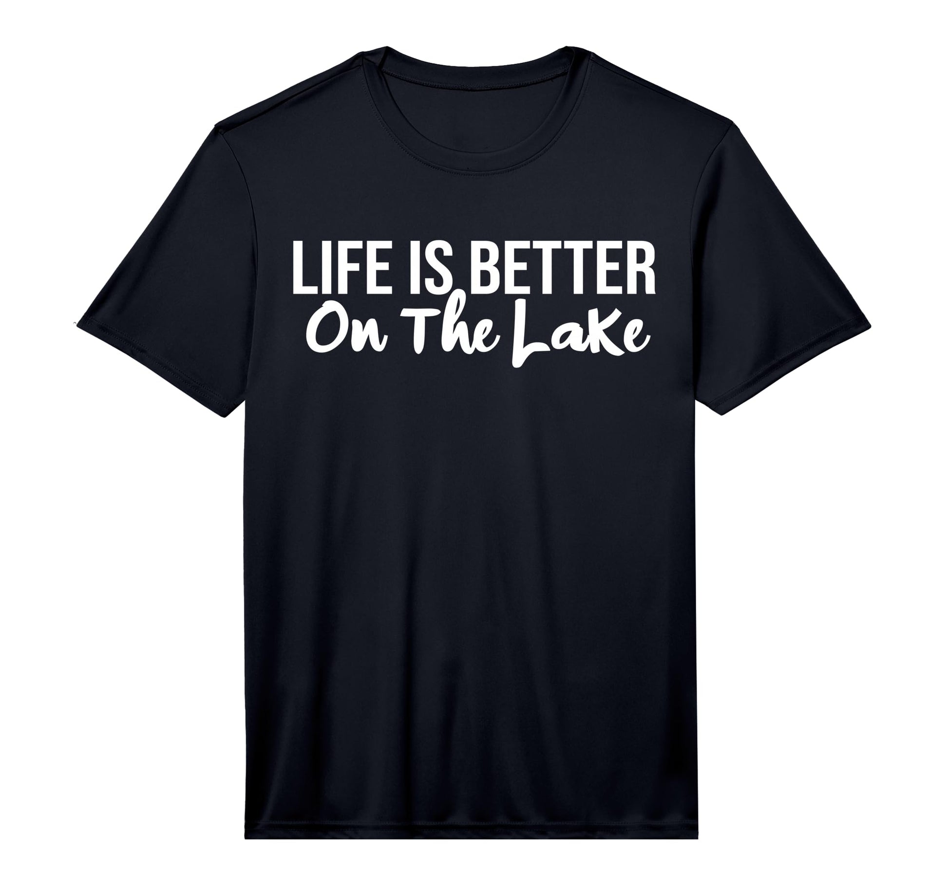Life Is Better Lake Fishing Camping T-Shirt - Unique Graphic Men Women - T-Shirt, Sweatshirt, Hoodie