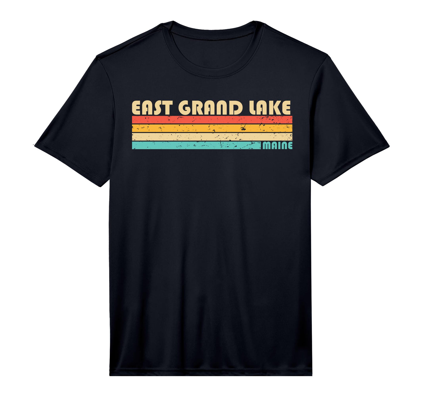 East Grand Lake Maine Funny Fishing T-Shirt - Casual Everyday Wear Unisex - T-Shirt, Sweatshirt, Hoodie