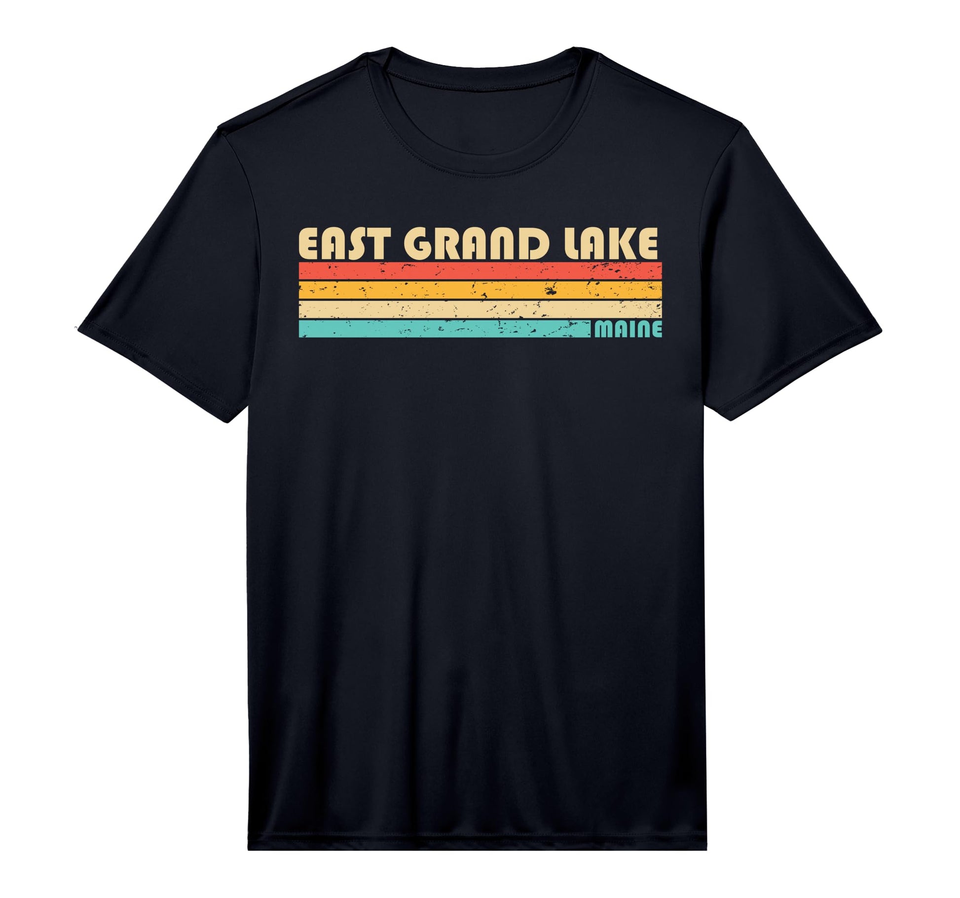 East Grand Lake Maine Funny Fishing T-Shirt - Casual Everyday Wear Unisex - T-Shirt, Sweatshirt, Hoodie
