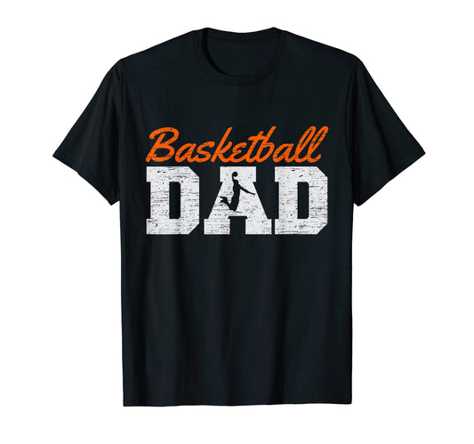 Basketball Dad Fathers Day Bball T-Shirt - Graphic Print for Adults - T-Shirt, Sweatshirt, Hoodie