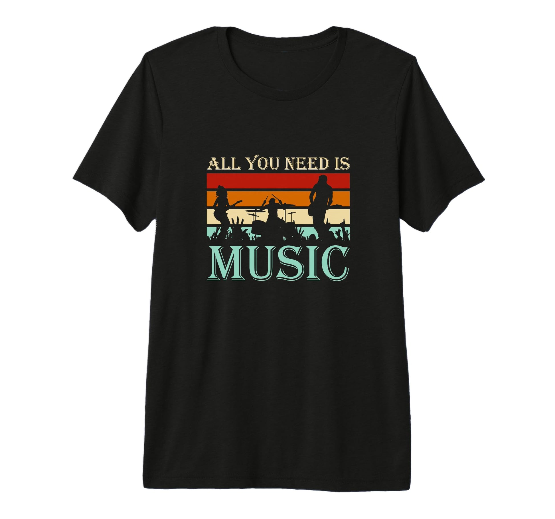 All You Need Is Music Music Lover T-Shirt - Streetwear Style for Adults - T-Shirt, Sweatshirt, Hoodie