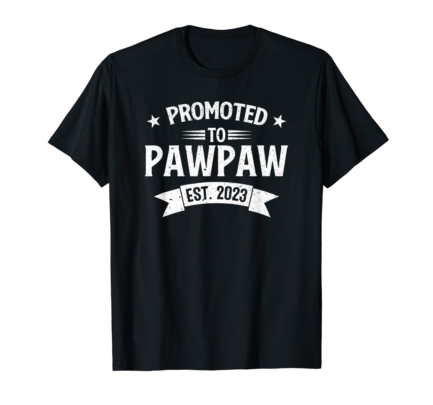 Mens Promoted To Pawpaw 2023 First Time T-Shirt - Custom Art Print Unisex - T-Shirt, Sweatshirt, Hoodie