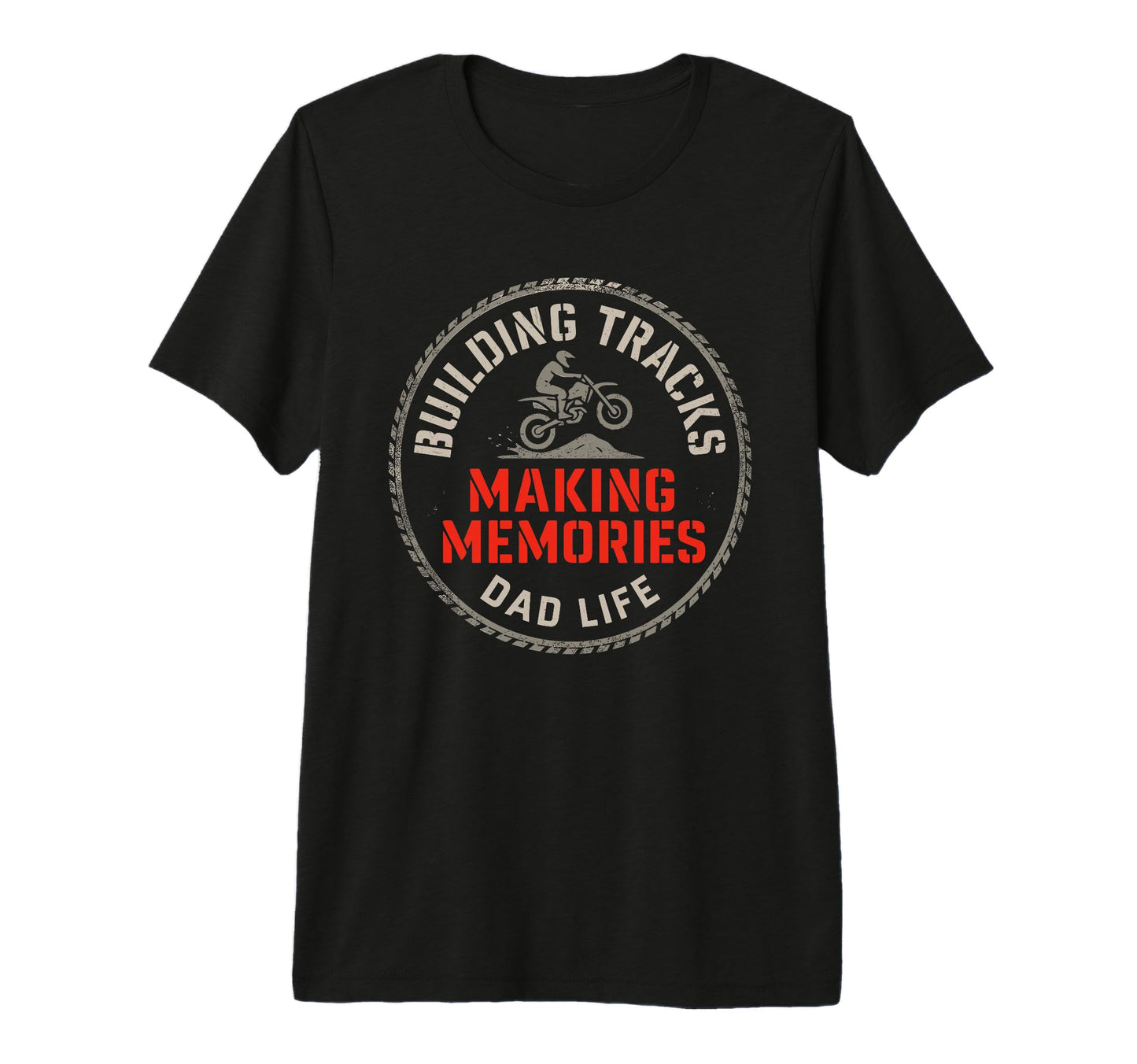 Motocross Dad Dirt Bike Gift Motocross T-Shirt - Custom Art Print Unisex - T-Shirt, Sweatshirt, Hoodie