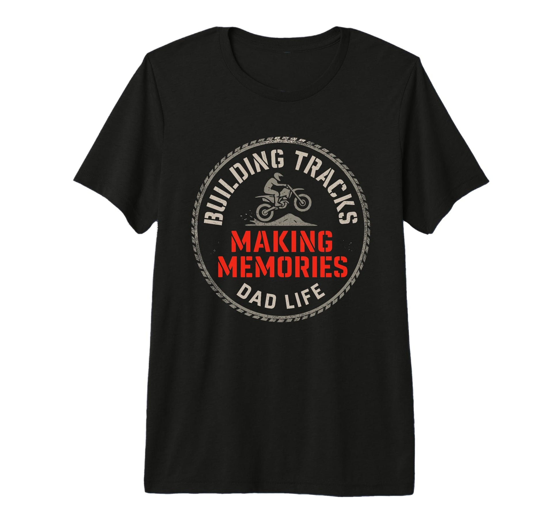 Motocross Dad Dirt Bike Gift Motocross T-Shirt - Custom Art Print Unisex - T-Shirt, Sweatshirt, Hoodie
