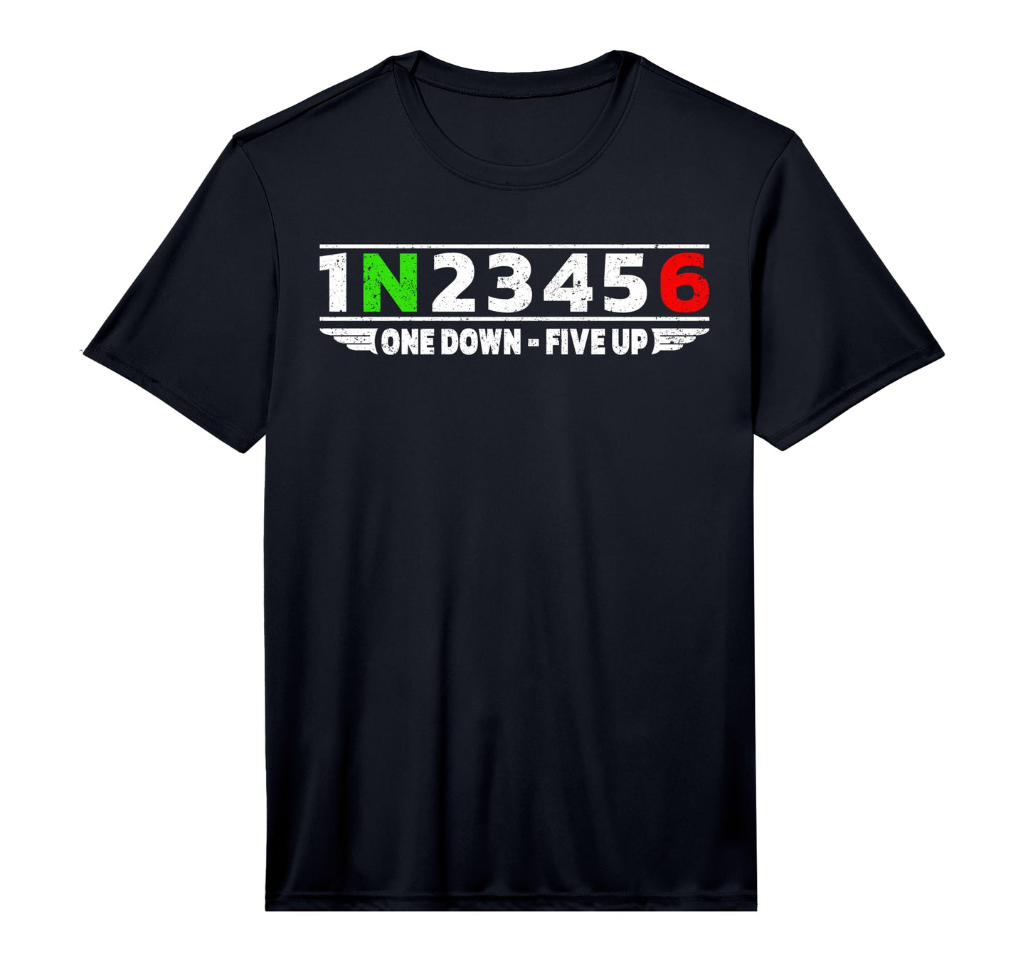 Motorcycle 1N23456 Shift Biker T-Shirt - Casual Everyday Wear for Adults - T-Shirt, Sweatshirt, Hoodie