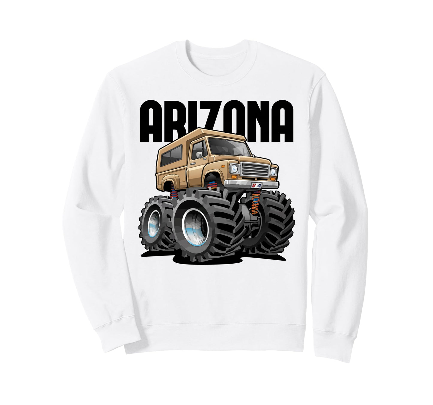 Arizona Usa Offroad 4X4 Pick Up Truck Sweatshirt - Graphic Print Unisex - T-Shirt, Sweatshirt, Hoodie