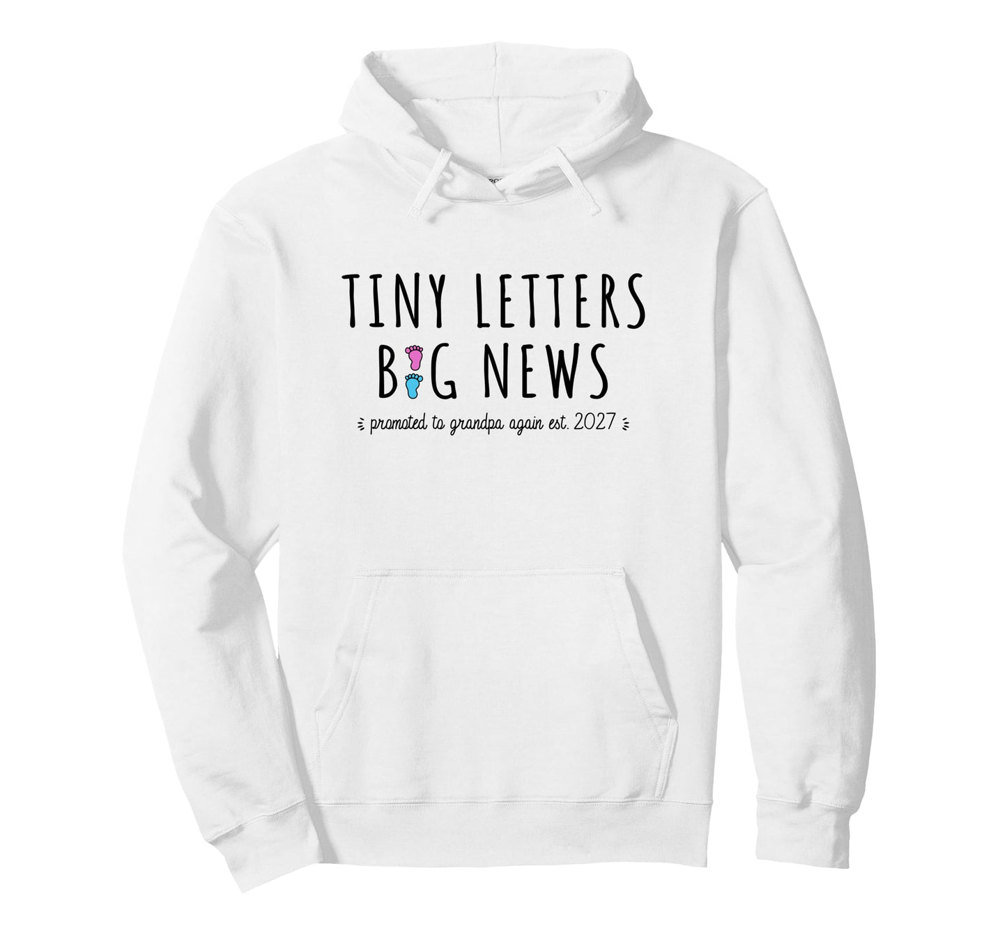 2Nd Time Grandpa Announcement Promoted To Hoodie - Streetwear Style Unisex - T-Shirt, Sweatshirt, Hoodie