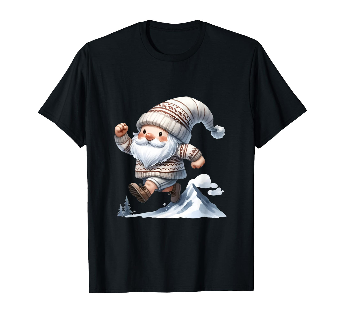 Trail Runner Dad Gnome Love Mountain T-Shirt - Novelty Apparel Men Women - T-Shirt, Sweatshirt, Hoodie