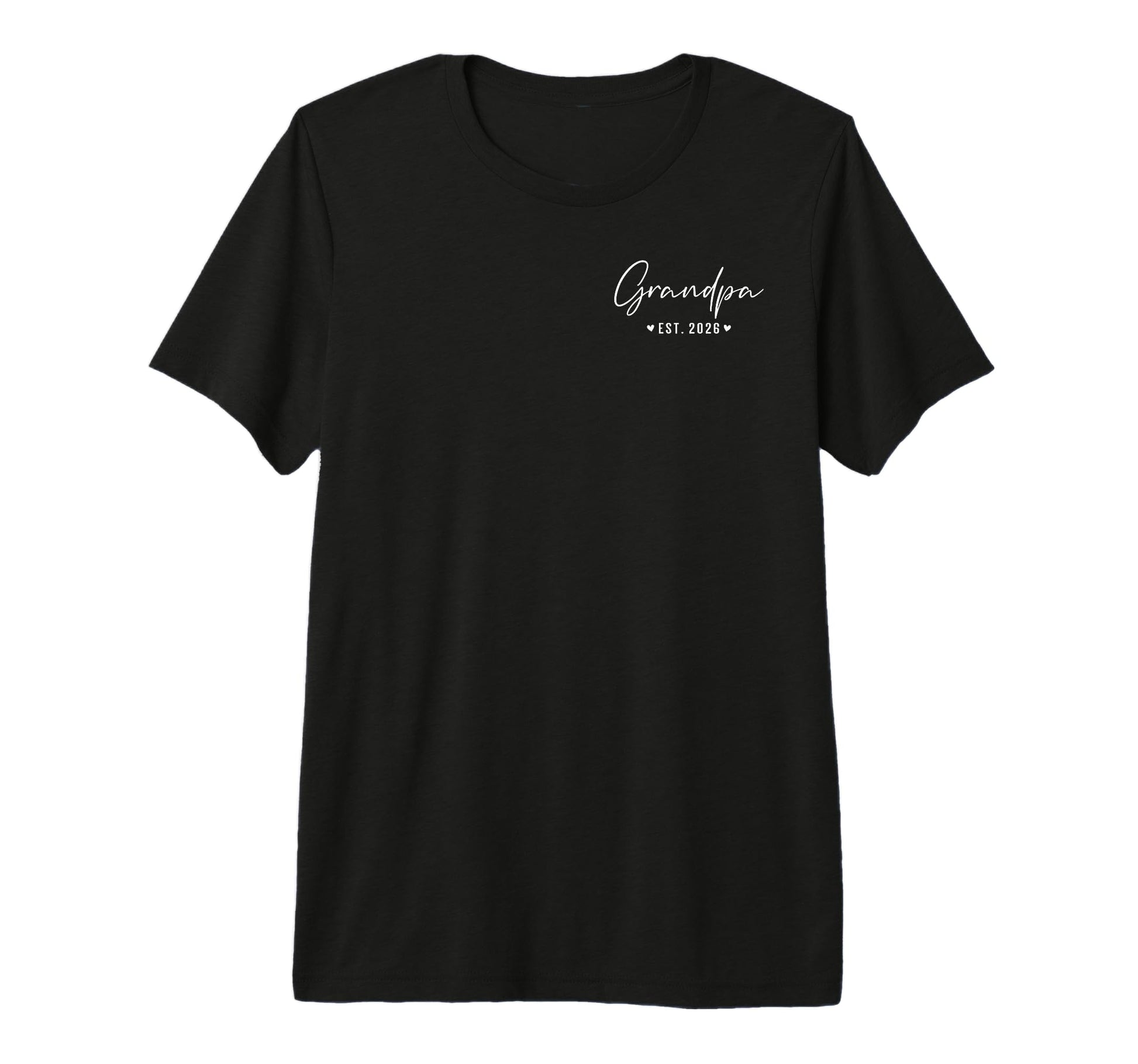 Promoted To Grandpa Est 2026 Soon To Be T-Shirt - Graphic Print for Adults - T-Shirt, Sweatshirt, Hoodie