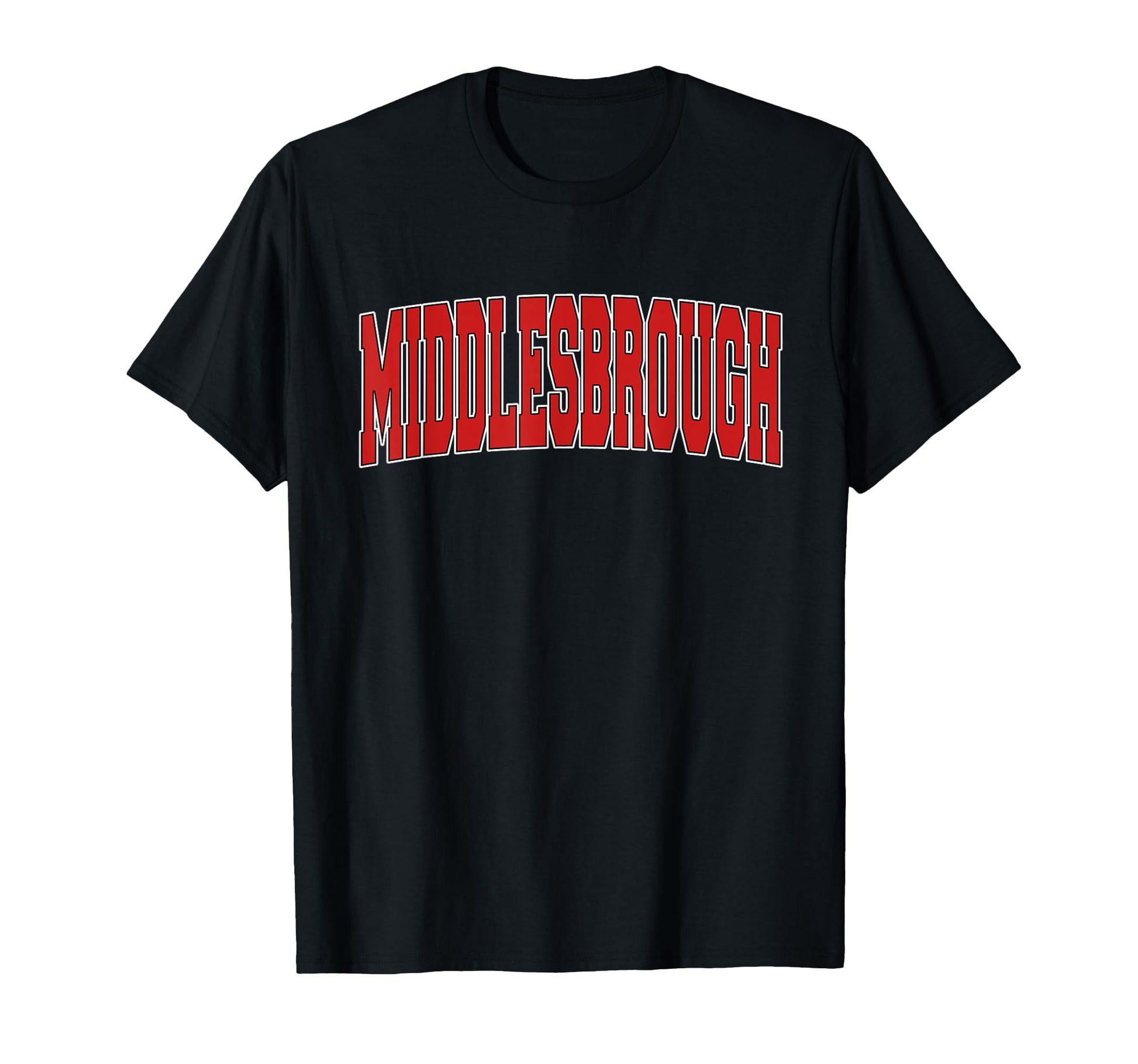 Middlesbrough Varsity Uk Sports T-Shirt - Casual Everyday Wear Unisex - T-Shirt, Sweatshirt, Hoodie