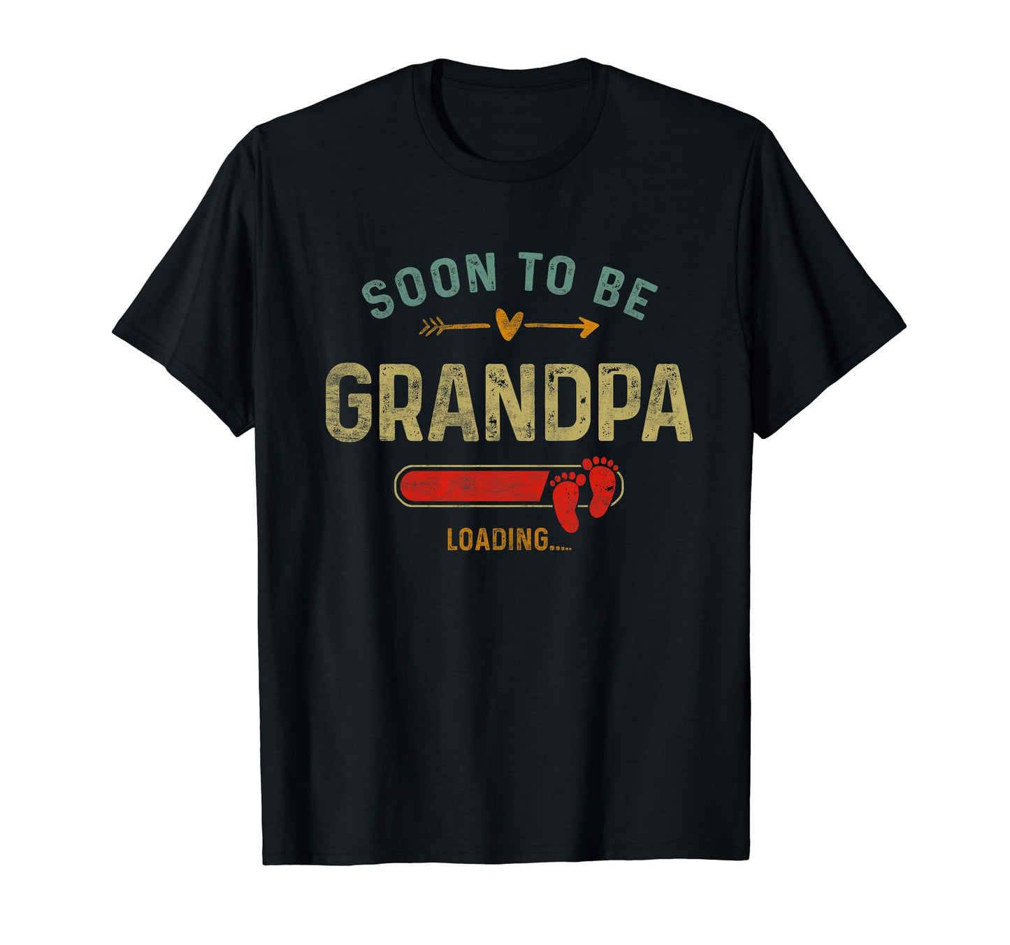 Soon To Be Grandpa Est 2024 Loading T-Shirt - Novelty Apparel Unisex - T-Shirt, Sweatshirt, Hoodie