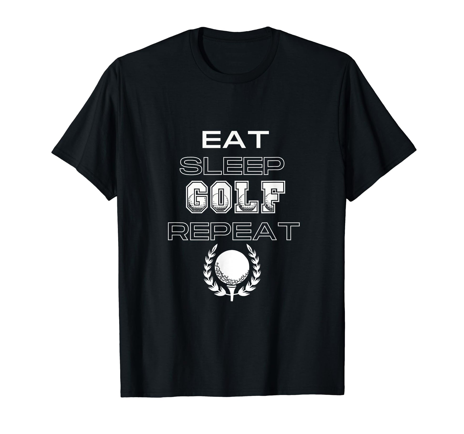 Eat Sleep Golf Repeat Golfers Dad T-Shirt - Graphic Print for Adults - T-Shirt, Sweatshirt, Hoodie