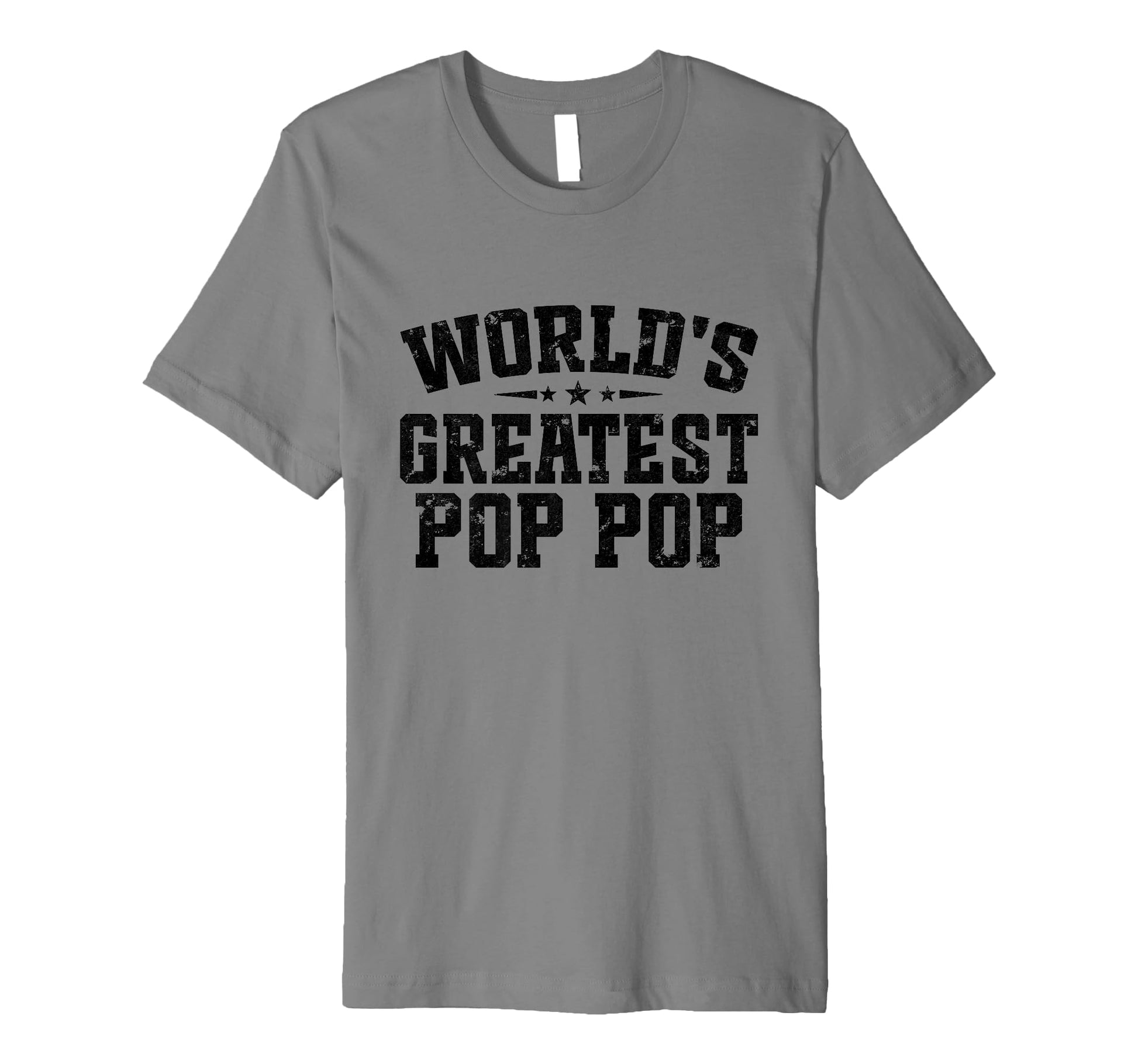 Mens Worlds Greatest Pop Pop Fathers T-Shirt - Custom Art Print for Adults - T-Shirt, Sweatshirt, Hoodie