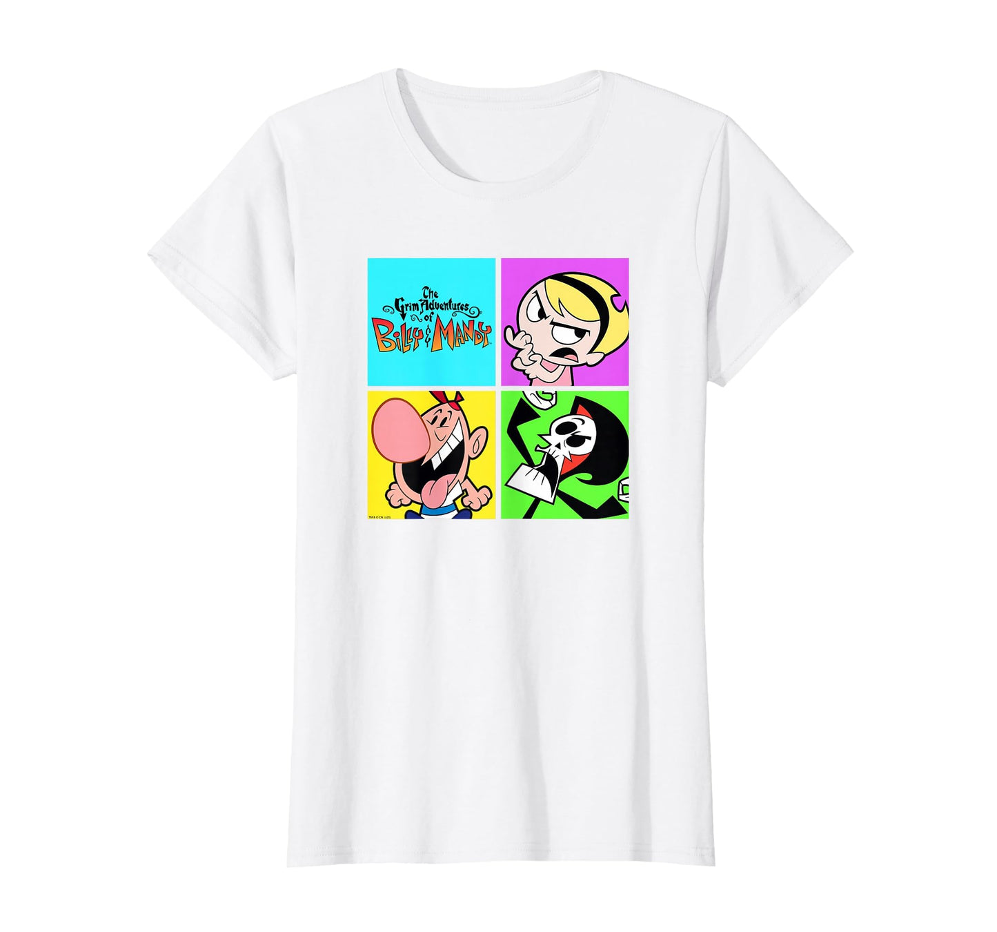 Grim Adventures Billy Mandy Pop Art Grid T-Shirt - Minimalist Print Unisex - T-Shirt, Sweatshirt, Hoodie