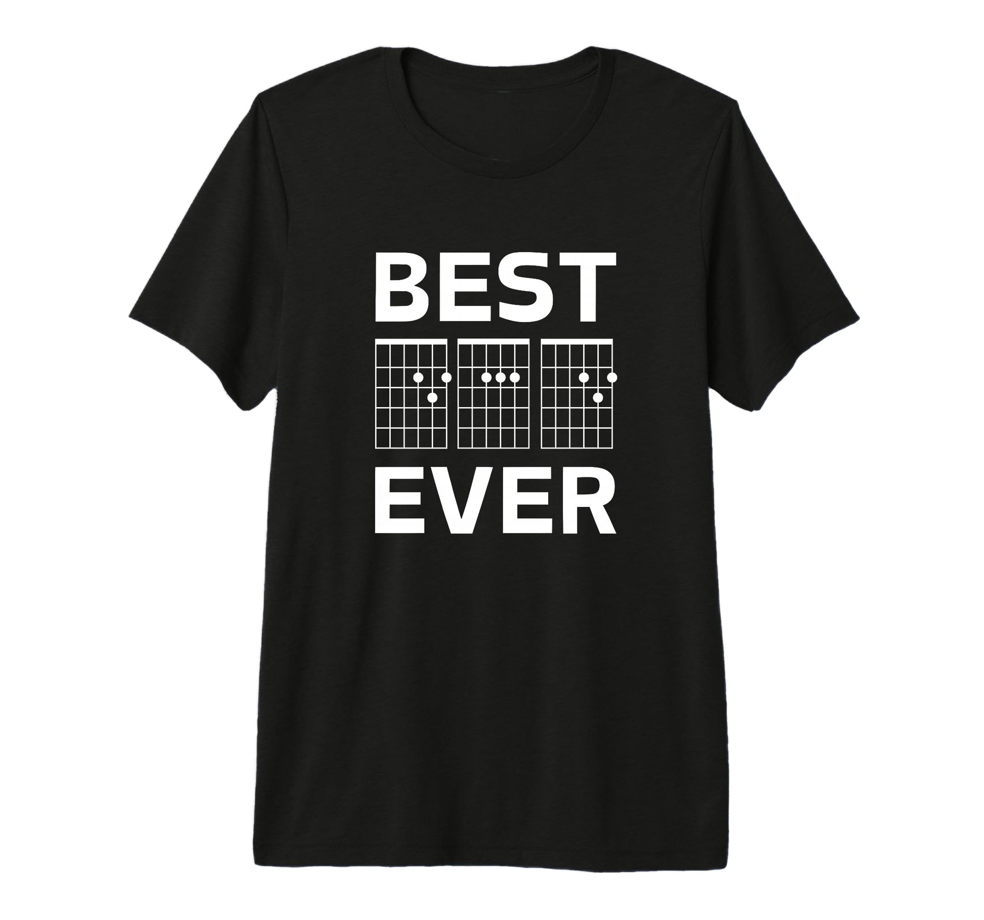 Mens Best Dad Ever Guitar Chord Chart T-Shirt - Novelty Apparel for Adults - T-Shirt, Sweatshirt, Hoodie
