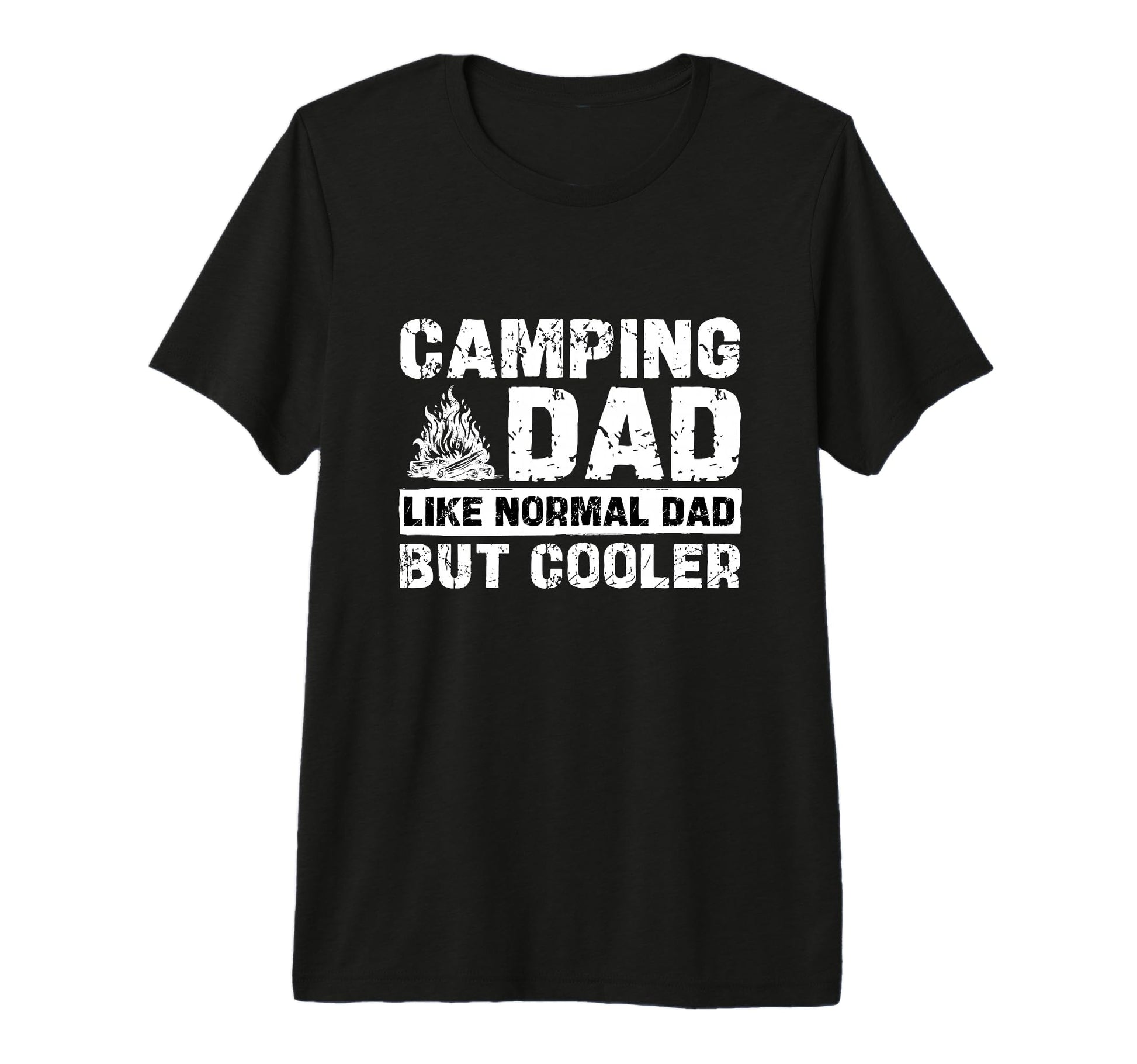 Camping Dad Like Normal Dad But Cooler T-Shirt - Unique Graphic for Adults - T-Shirt, Sweatshirt, Hoodie
