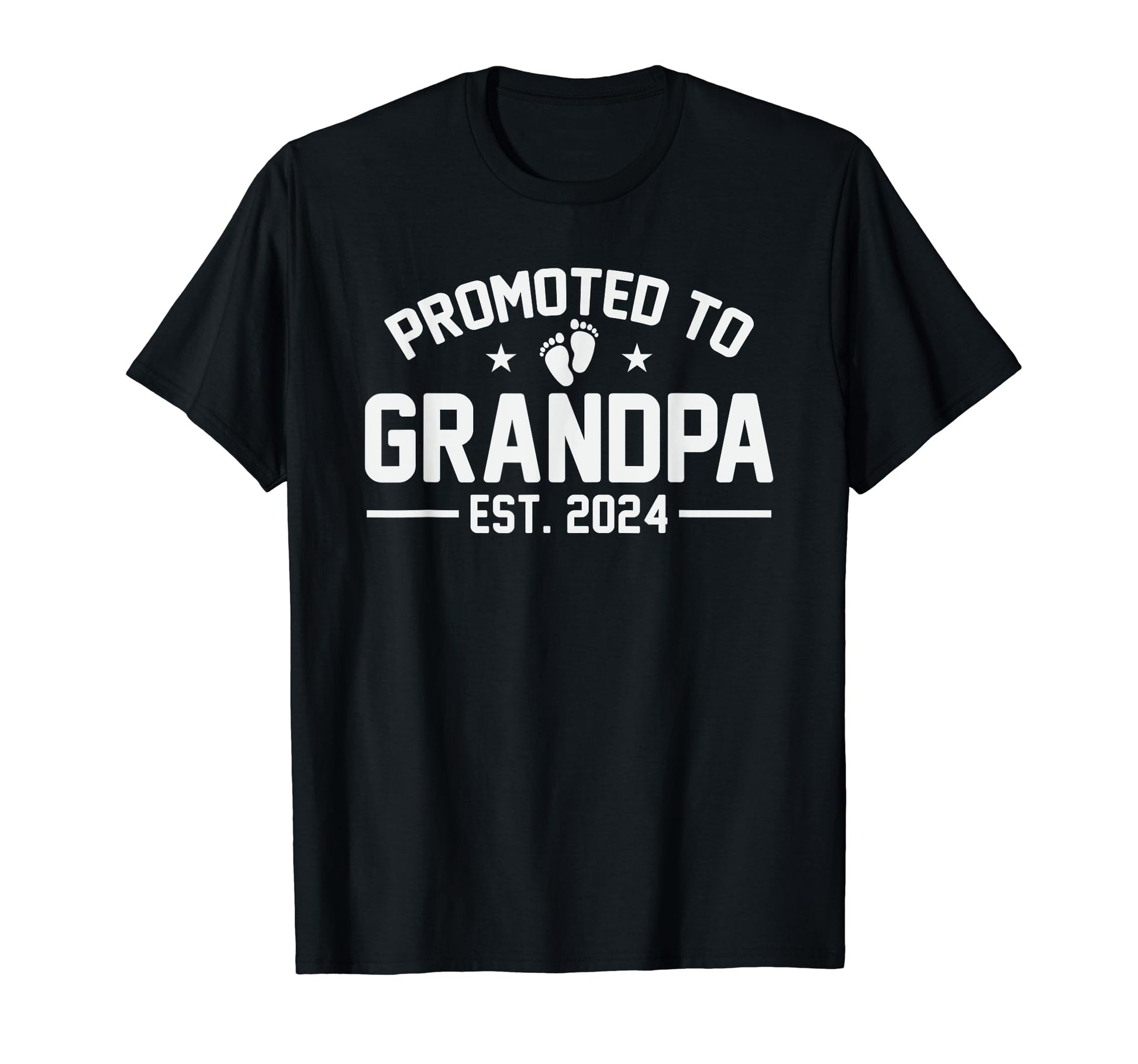 Promoted To Grandpa Est 2024 Nice T-Shirt - Aesthetic Graphic for Adults - T-Shirt, Sweatshirt, Hoodie