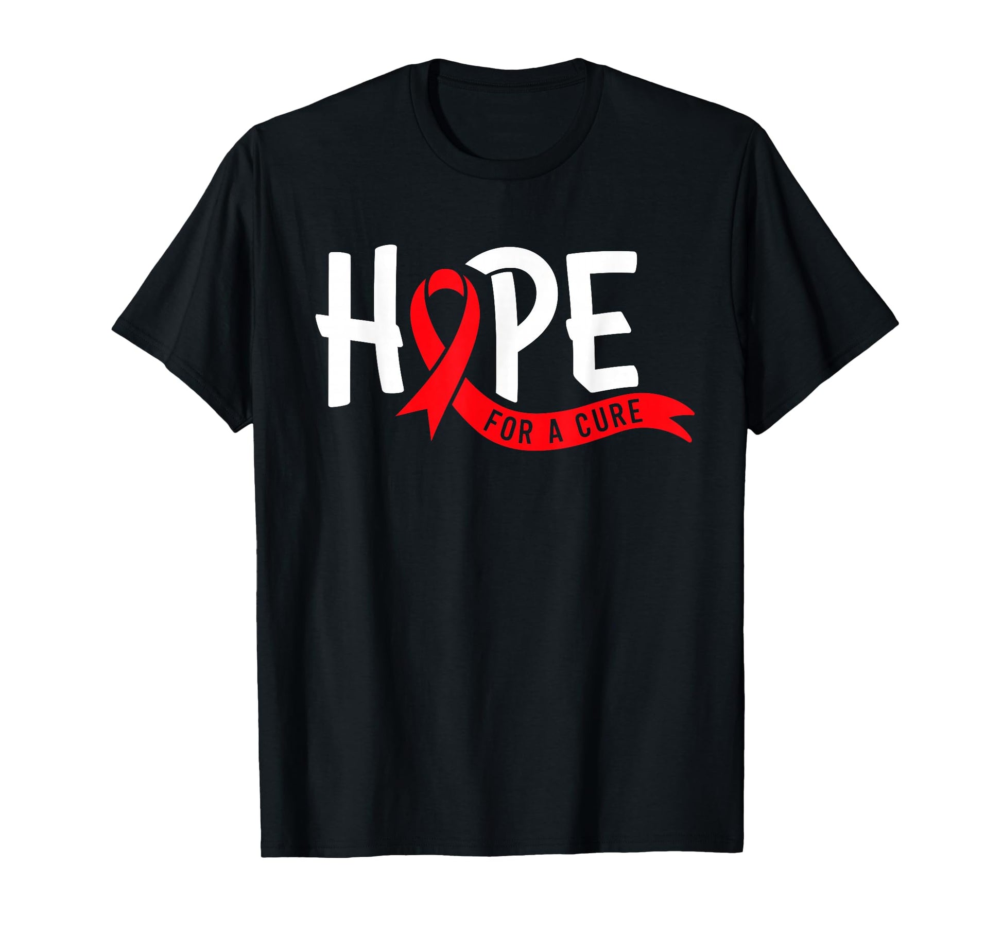 Aids Hope Red Ribbon World Aids Day T-Shirt - Aesthetic Graphic for Adults - T-Shirt, Sweatshirt, Hoodie