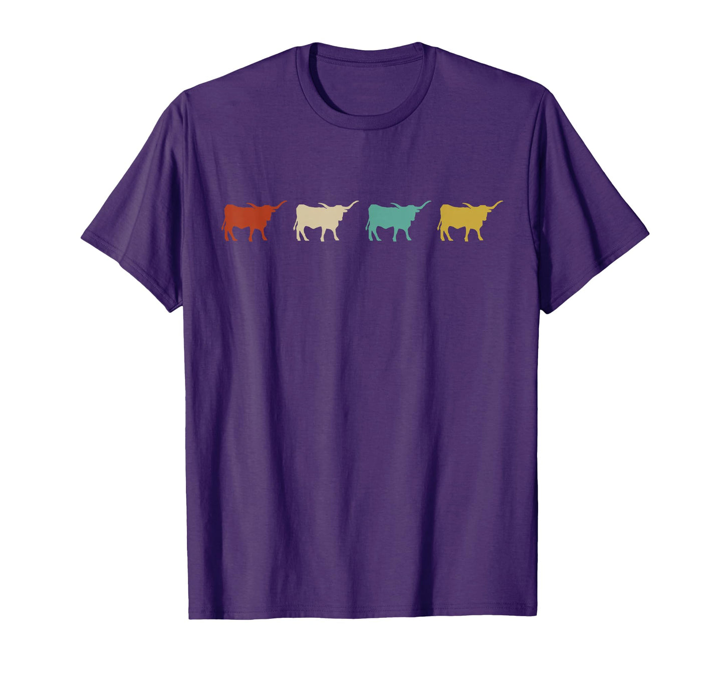 Longhorn Cow Farm Animal Gift T-Shirt - Novelty Apparel Unisex - T-Shirt, Sweatshirt, Hoodie