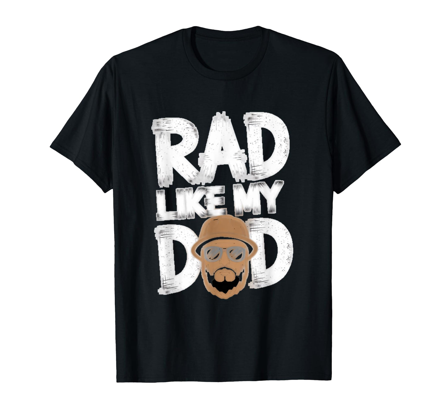 Funny Text Rad Like Dad I Love Dad T-Shirt - Minimalist Print for Adults - T-Shirt, Sweatshirt, Hoodie