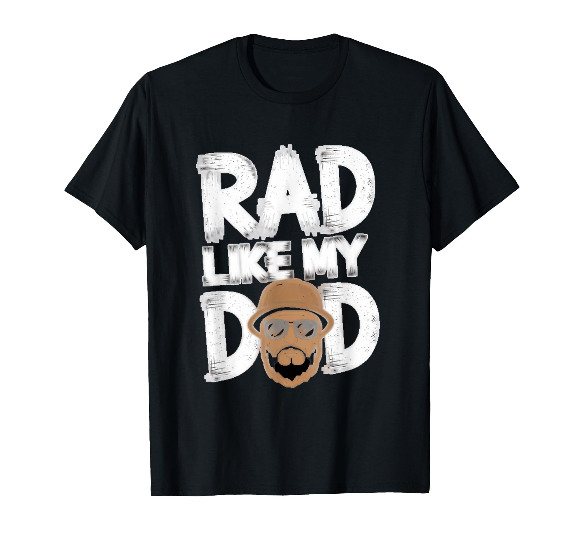 Funny Text Rad Like Dad I Love Dad T-Shirt - Minimalist Print for Adults - T-Shirt, Sweatshirt, Hoodie