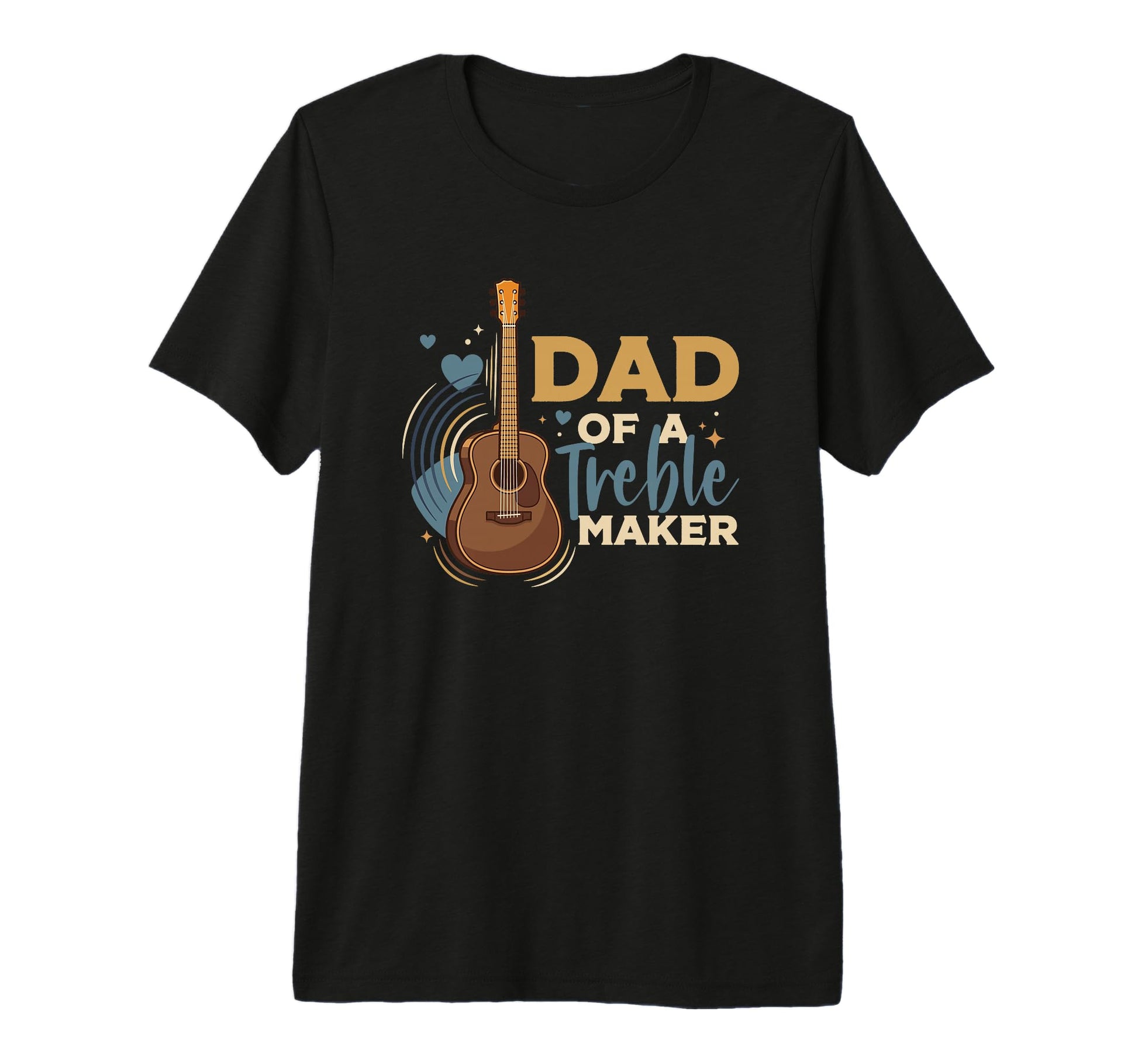 Guitar Dad Treble Maker Tri Blend T-Shirt - Streetwear Style Men Women - T-Shirt, Sweatshirt, Hoodie