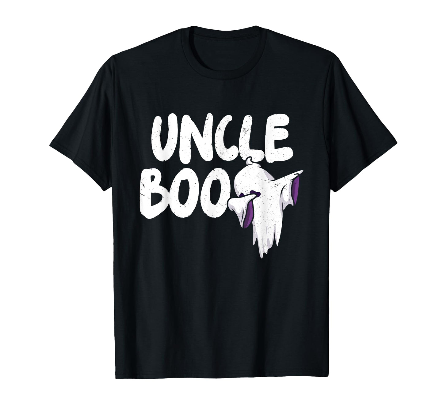 Uncle Boo Ghost Halloween Family T-Shirt - Casual Everyday Wear Unisex - T-Shirt, Sweatshirt, Hoodie