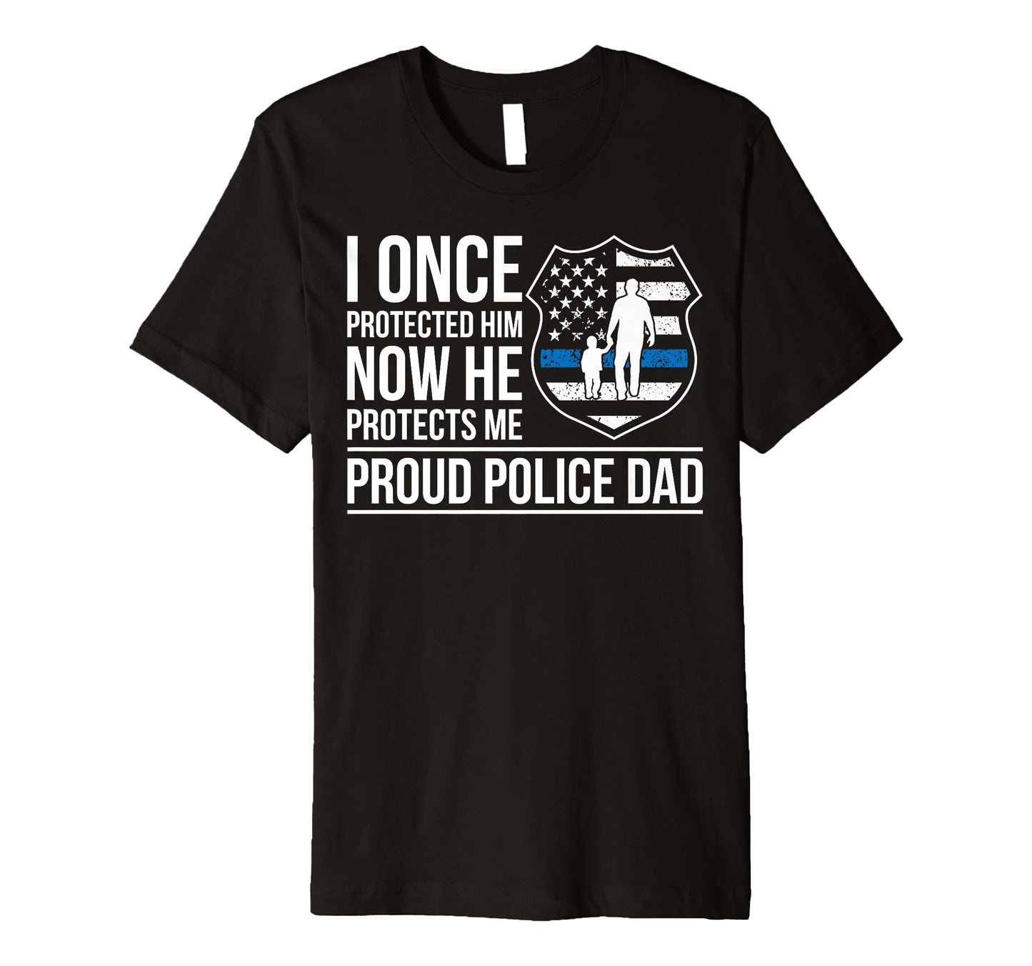 Mens Proud Police Dad Police Officer T-Shirt - Trendy Graphic Men Women - T-Shirt, Sweatshirt, Hoodie
