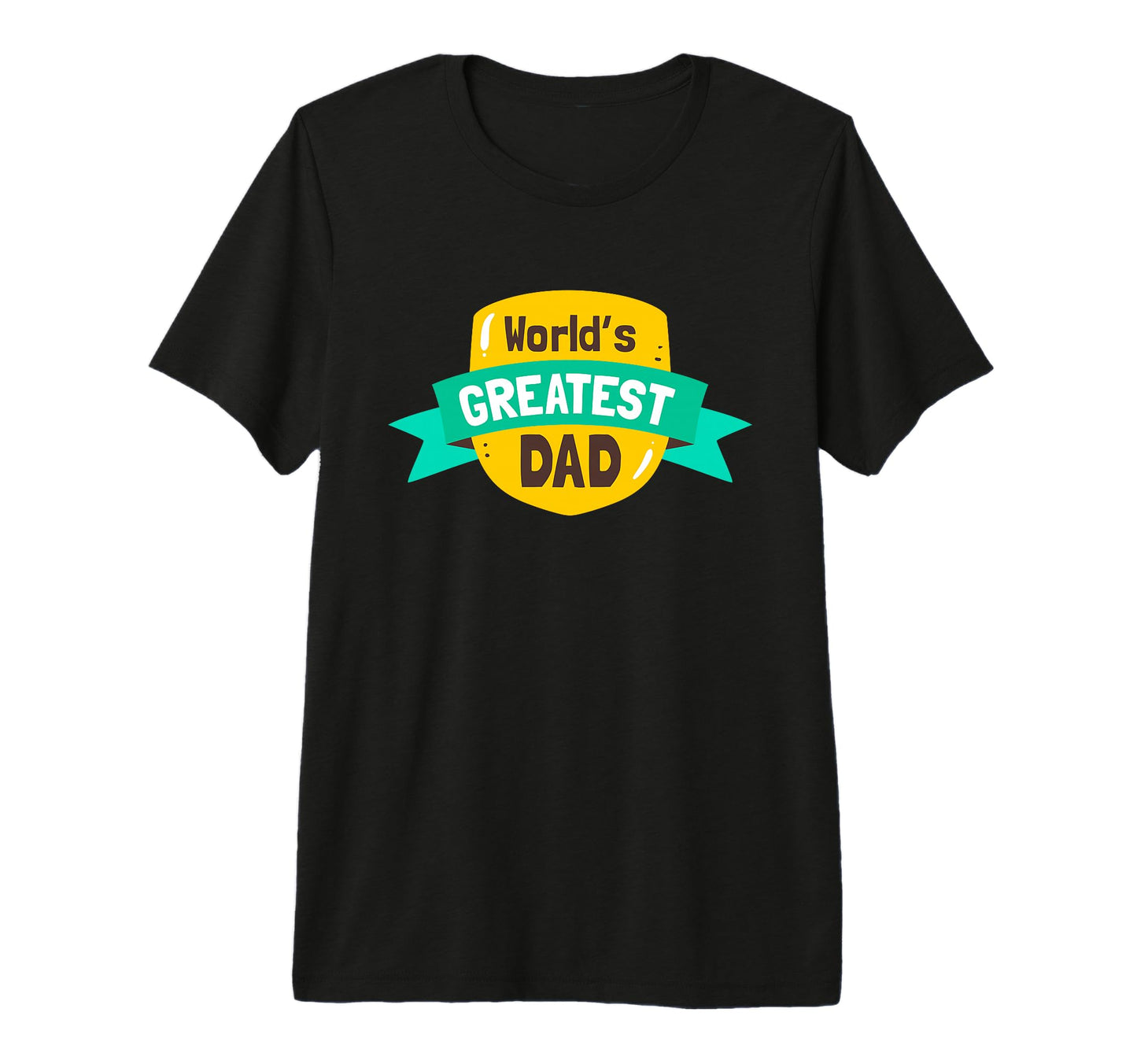 Worlds Greatest Dad Award Fathers Day T-Shirt - Novelty Apparel for Adults - T-Shirt, Sweatshirt, Hoodie