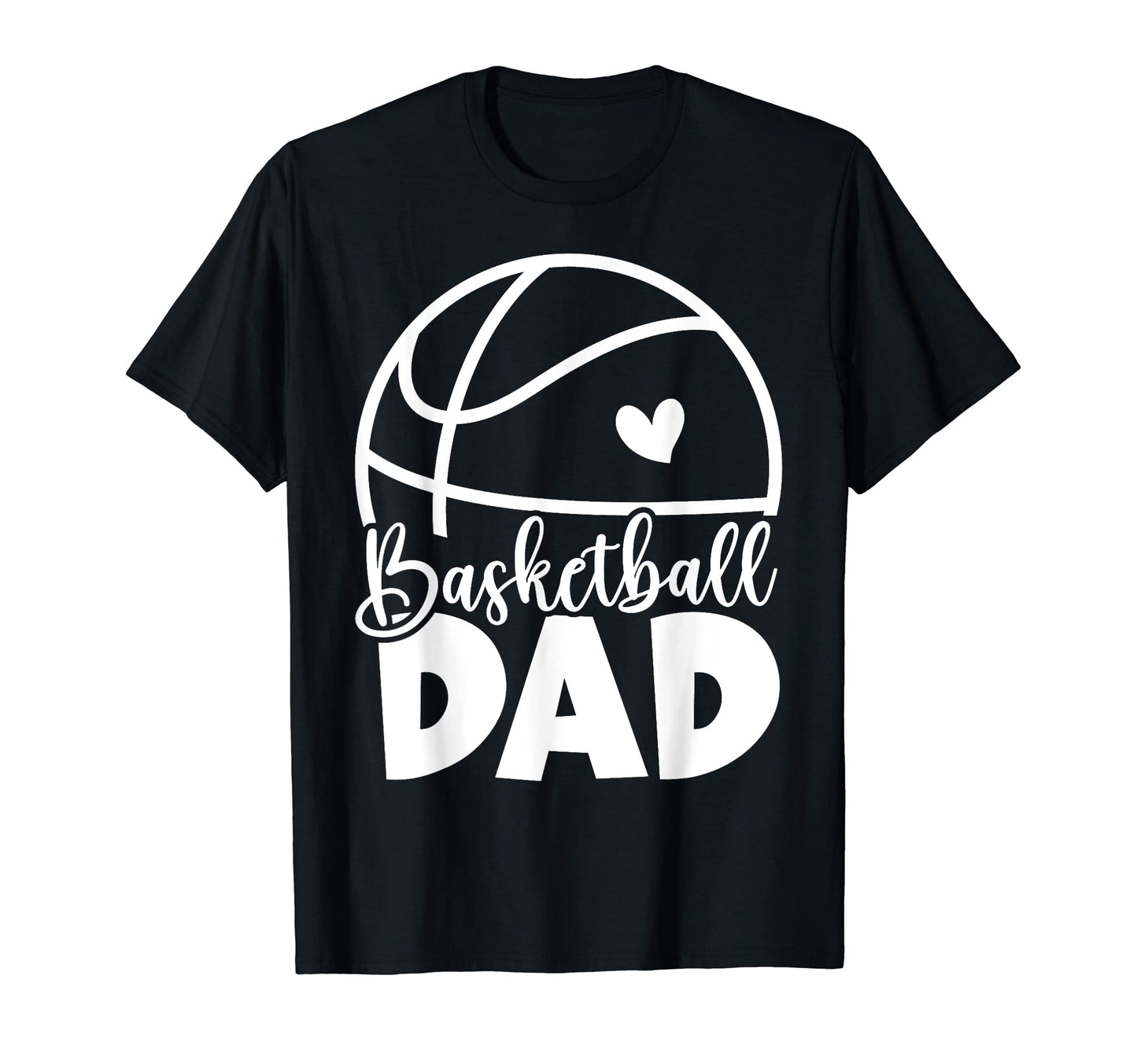 Proud Basketball Dad Fathers Day T-Shirt - Custom Art Print Unisex - T-Shirt, Sweatshirt, Hoodie
