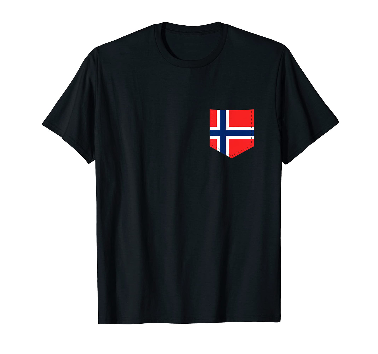 Norway Flag Printed Norwegian Flag T-Shirt - Fun Novelty Design Unisex - T-Shirt, Sweatshirt, Hoodie