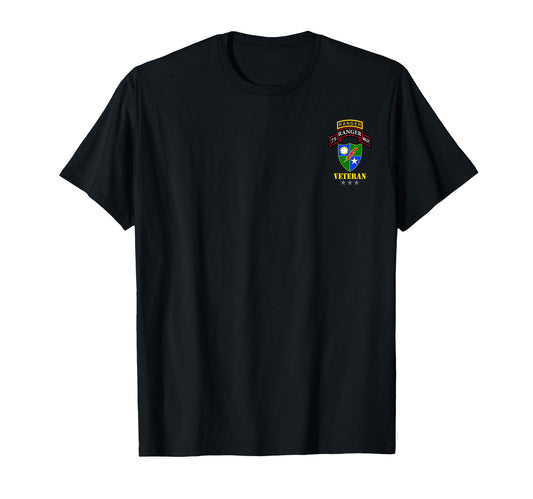 75Th Ranger Regiment Veteran Logo T-Shirt - Fun Novelty Design Men Women - T-Shirt, Sweatshirt, Hoodie