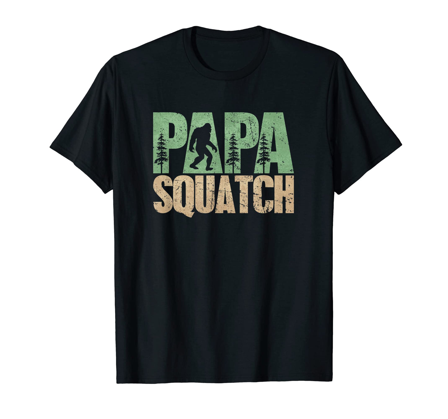 Bigfoot Grandpa Papa Sasquatch Dad T-Shirt - Custom Art Print Unisex - T-Shirt, Sweatshirt, Hoodie