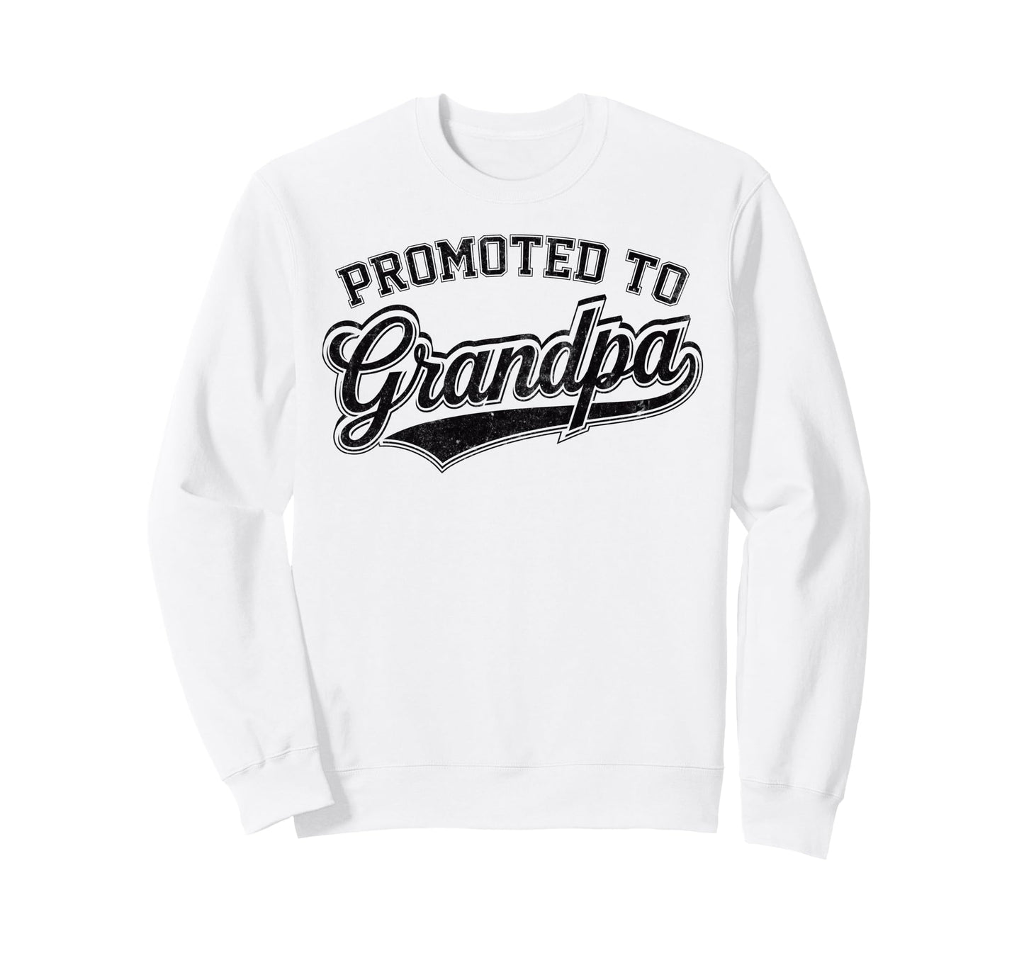 Promoted To Grandpa Announcement Sweatshirt - Custom Art Print for Adults - T-Shirt, Sweatshirt, Hoodie
