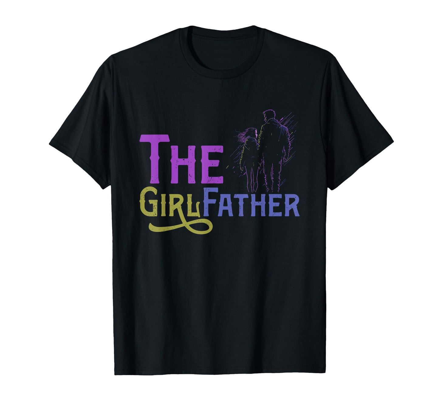Mens Father Daughter Lover Funny Dad T-Shirt - Custom Art Print Unisex - T-Shirt, Sweatshirt, Hoodie