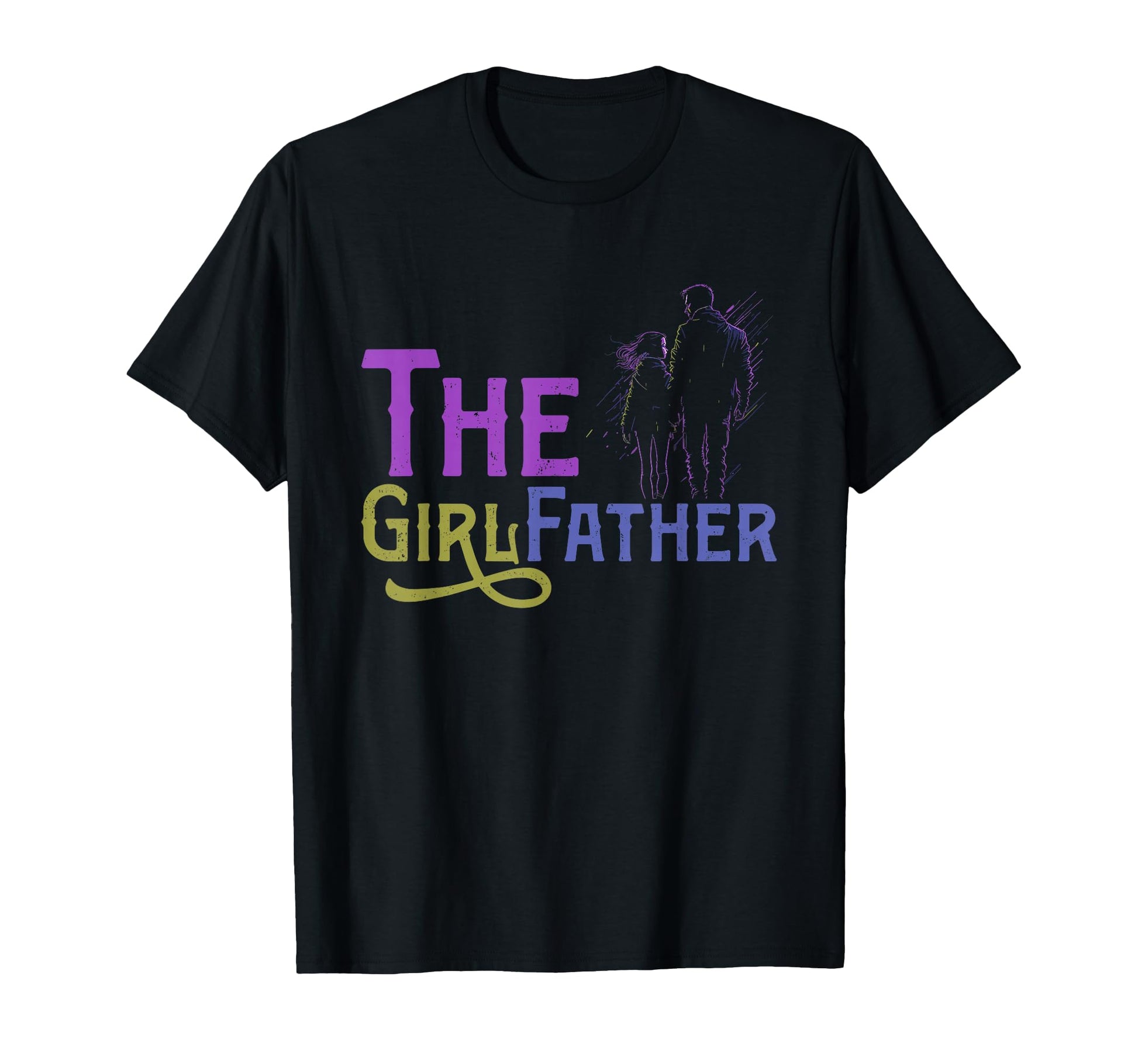 Mens Father Daughter Lover Funny Dad T-Shirt - Custom Art Print Unisex - T-Shirt, Sweatshirt, Hoodie