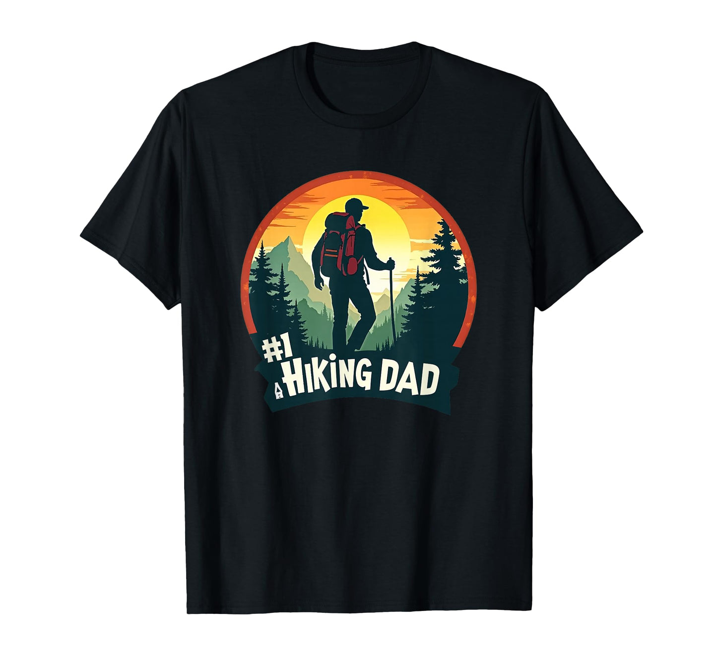 Hiking Dad Adventure Wilderness T-Shirt - Streetwear Style Men Women - T-Shirt, Sweatshirt, Hoodie