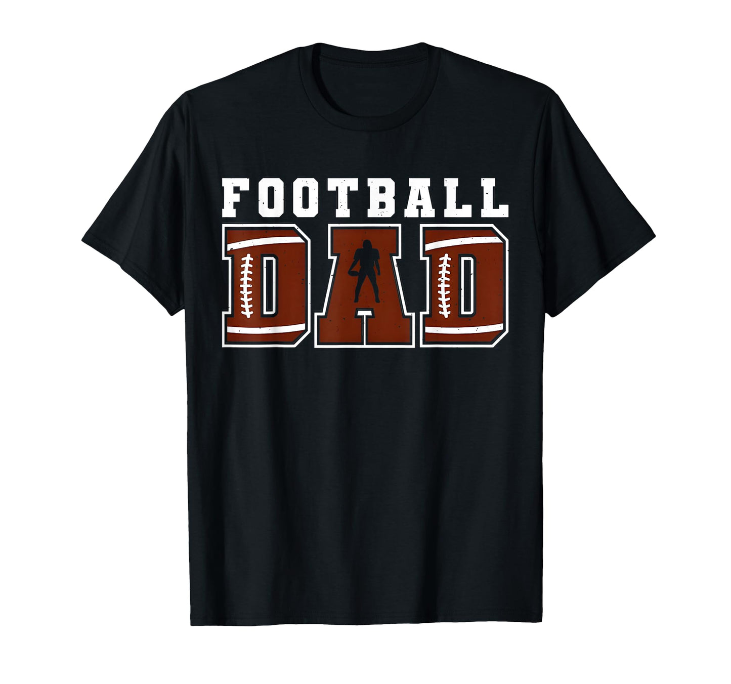 Dad American Football Happy T-Shirt - Fun Novelty Design for Adults - T-Shirt, Sweatshirt, Hoodie