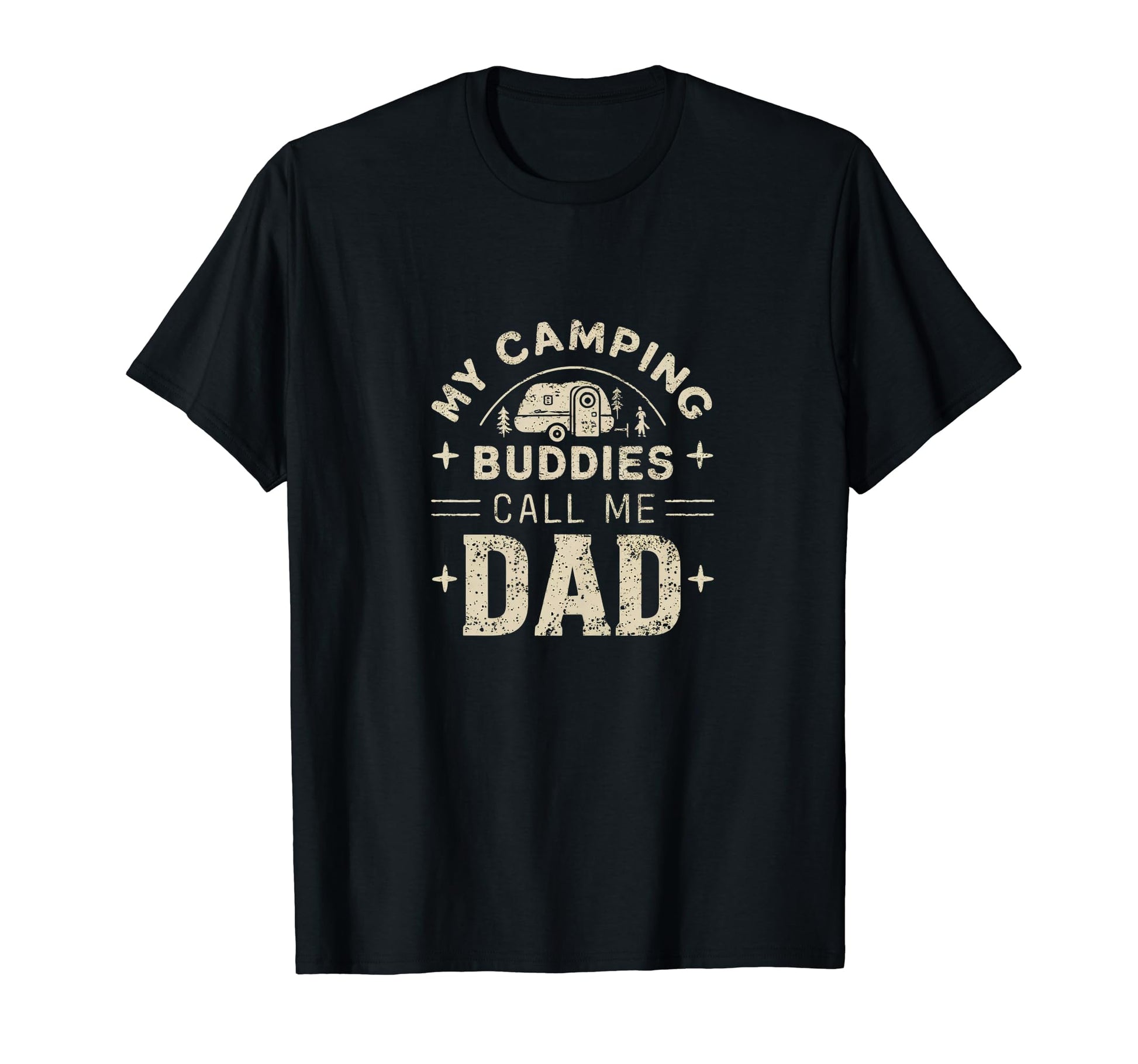 My Camping Buddies Call Me Dad Funny T-Shirt - Minimalist Print for Adults - T-Shirt, Sweatshirt, Hoodie