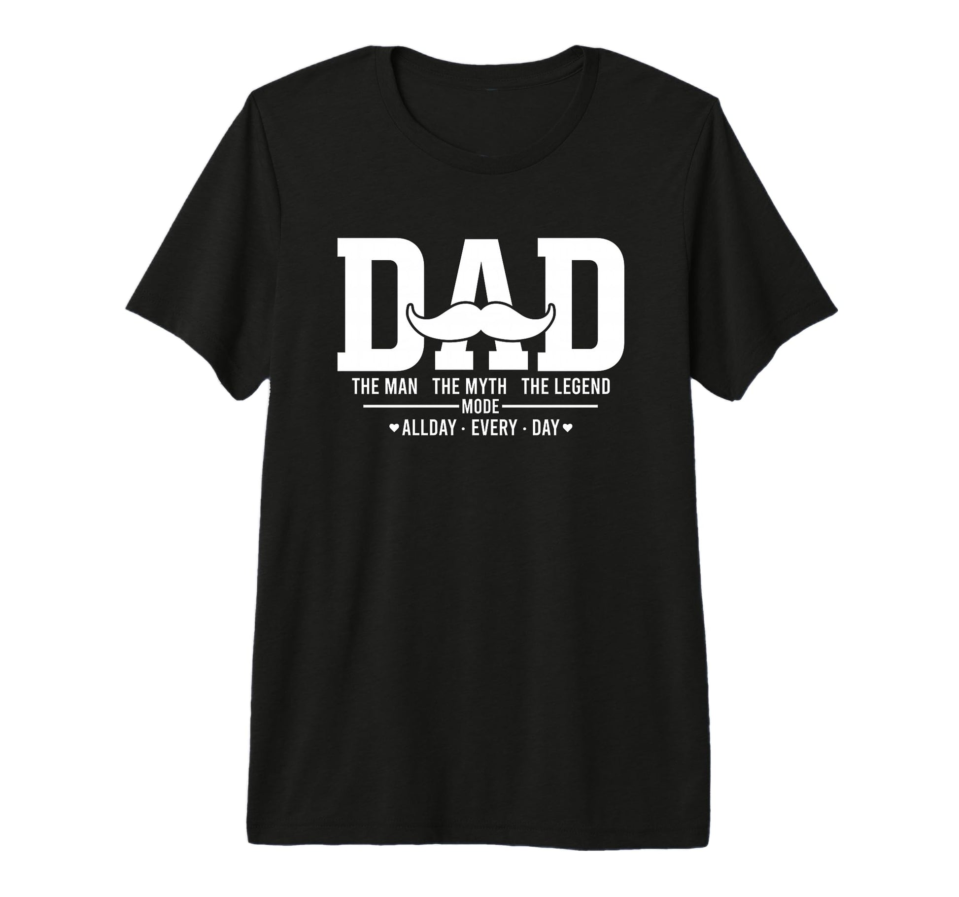Dad Myth Legend Mode Allday Tri Blend T-Shirt - Streetwear Style for Adults - T-Shirt, Sweatshirt, Hoodie