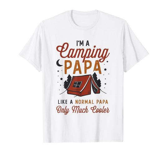 Camping Papa Campfire Dads Camping T-Shirt - Streetwear Style for Adults - T-Shirt, Sweatshirt, Hoodie