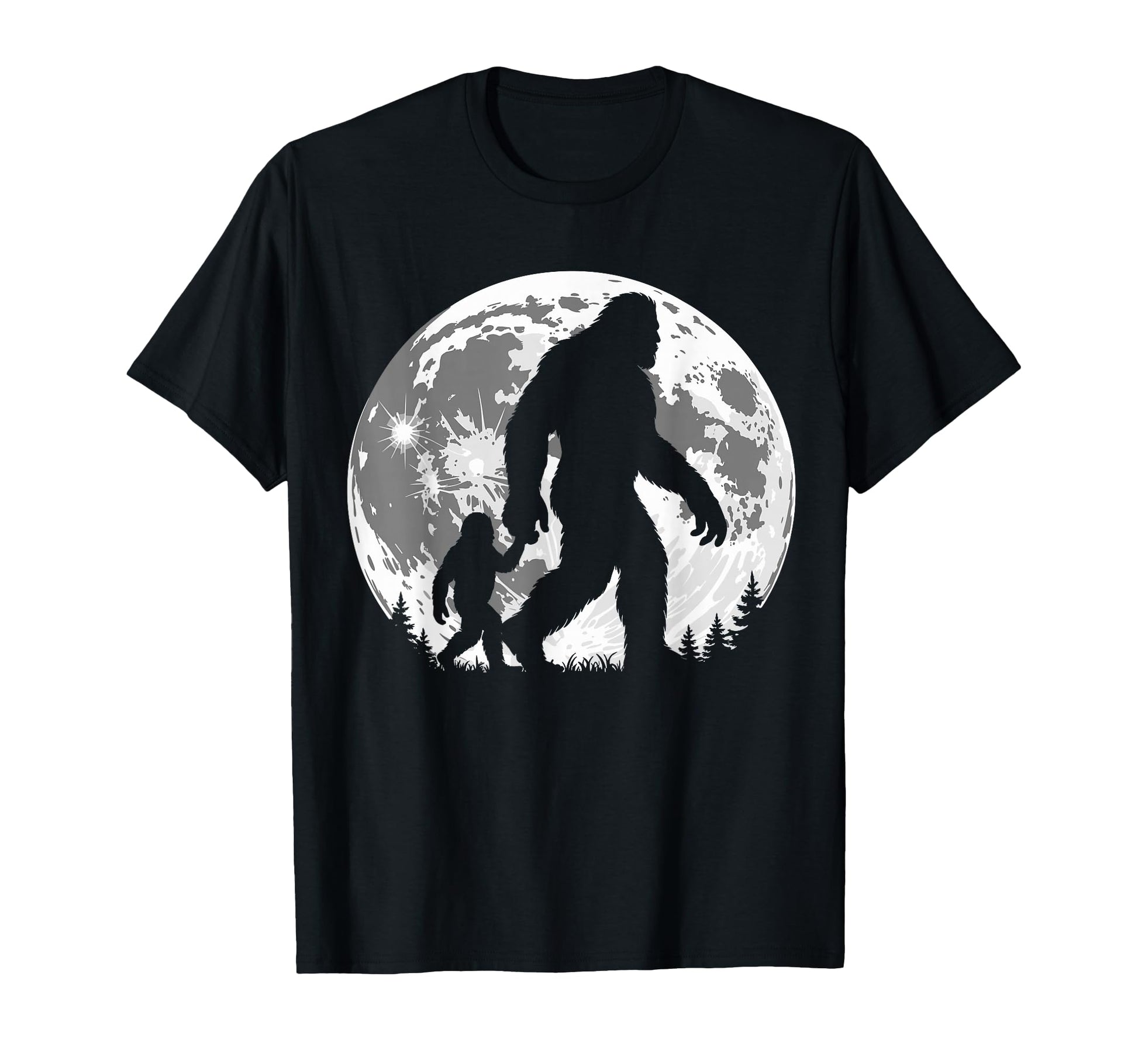 Bigfoot Dad Fathers Day Sasquatch T-Shirt - Trendy Graphic Men Women - T-Shirt, Sweatshirt, Hoodie