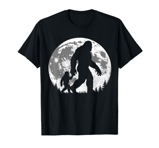 Bigfoot Dad Fathers Day Sasquatch T-Shirt - Trendy Graphic Men Women - T-Shirt, Sweatshirt, Hoodie