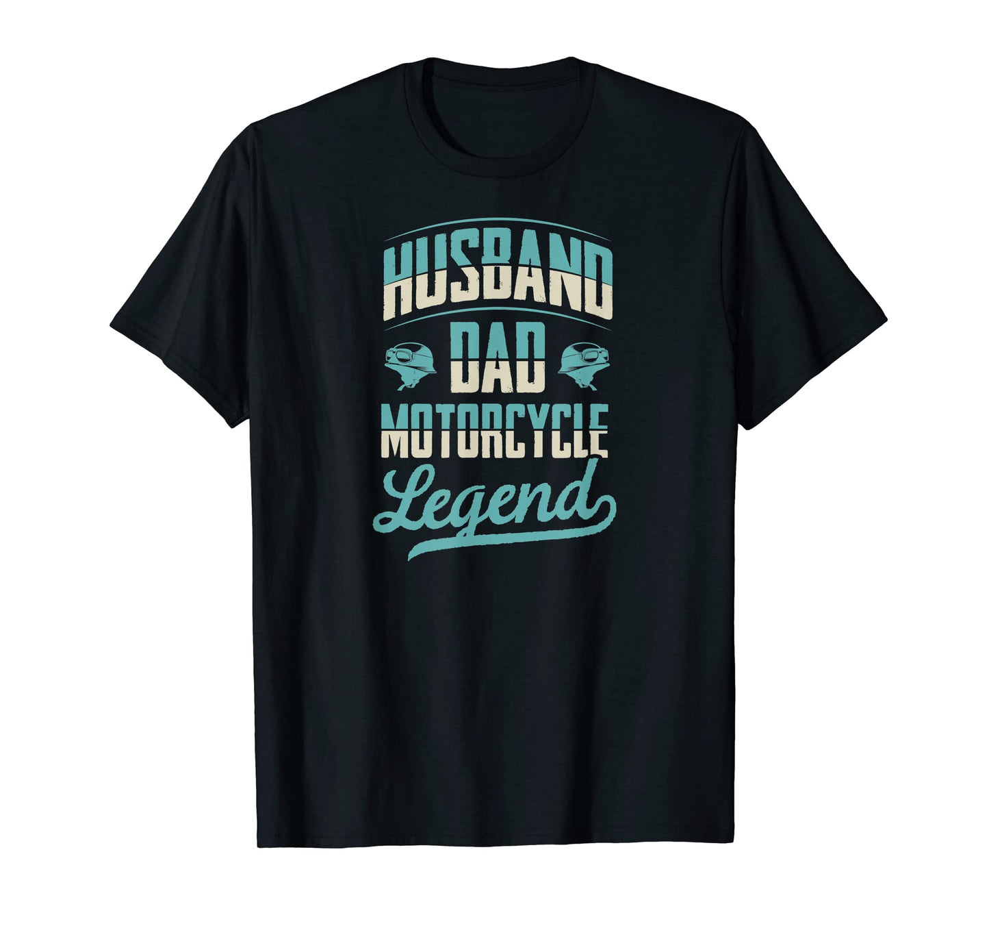 Mens Husband Dad Motorcycle Legend Biker T-Shirt - Custom Art Print Unisex - T-Shirt, Sweatshirt, Hoodie