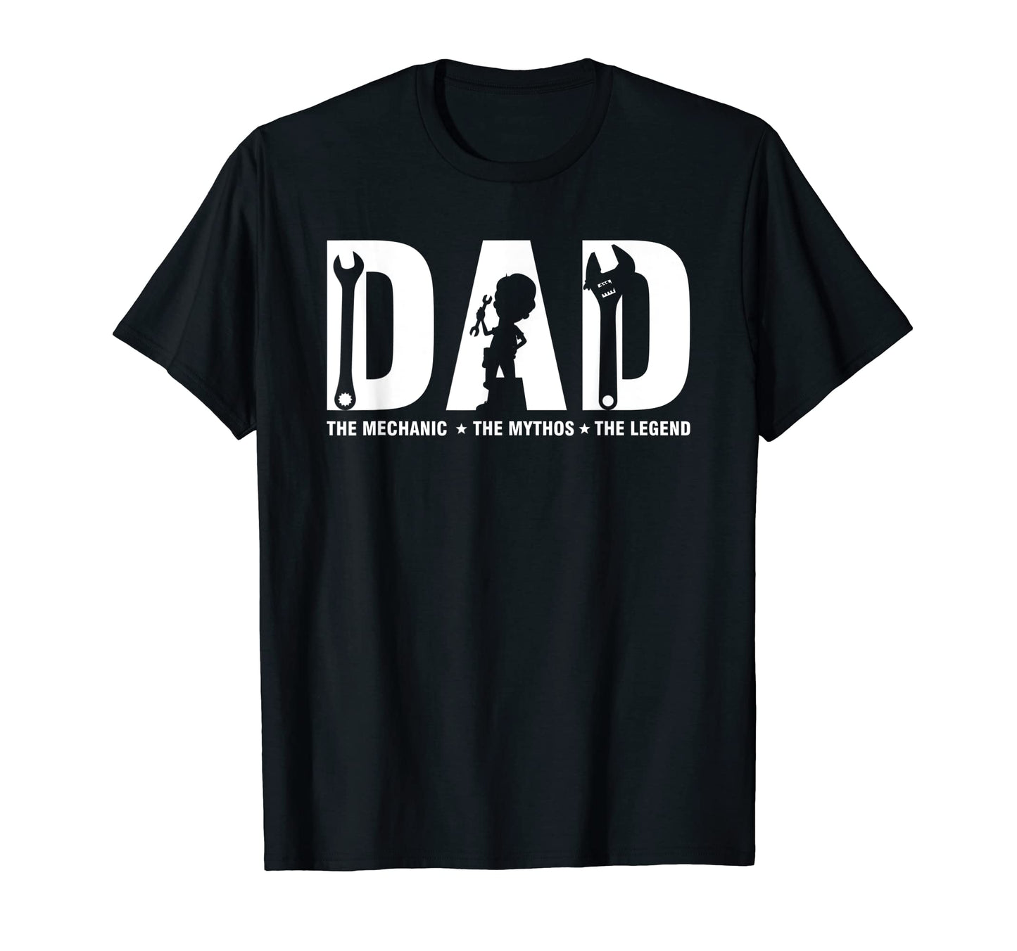 Dad Mechanic Myths Legend Mechanic T-Shirt - Novelty Apparel Men Women - T-Shirt, Sweatshirt, Hoodie