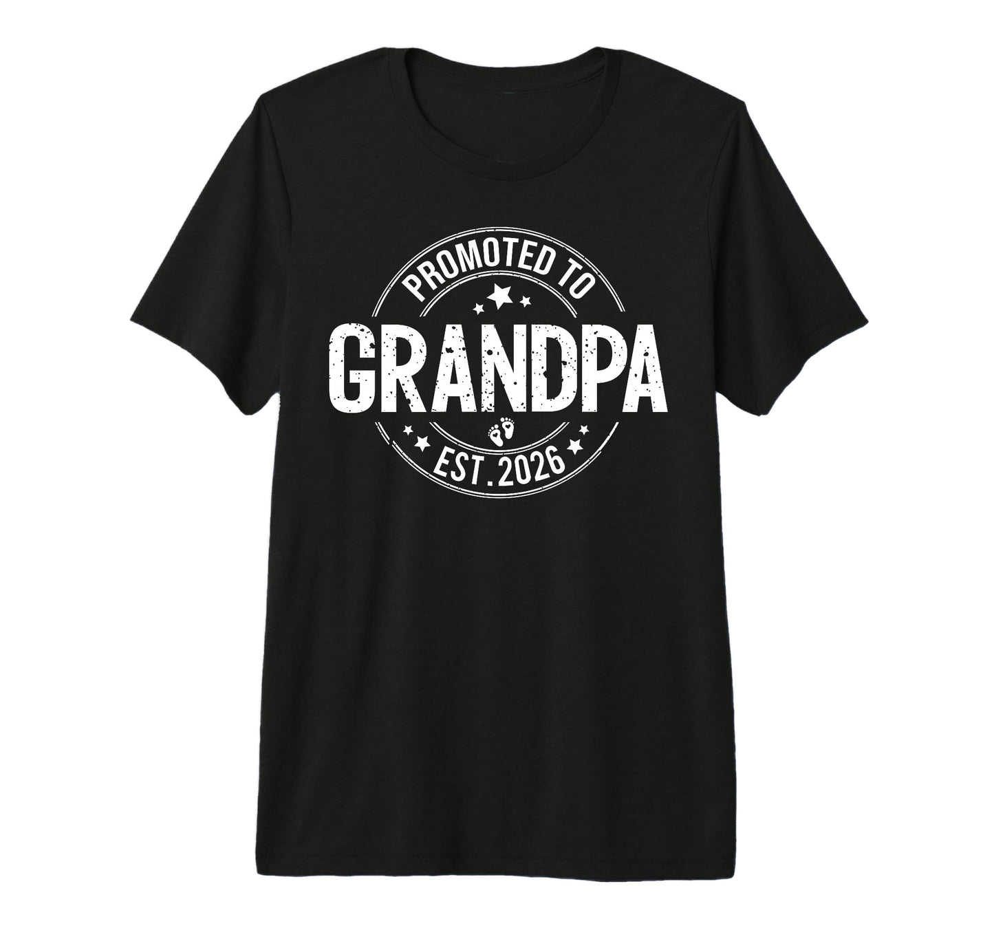 Promoted To Grandpa Est 2026 T-Shirt - Aesthetic Graphic Unisex - T-Shirt, Sweatshirt, Hoodie