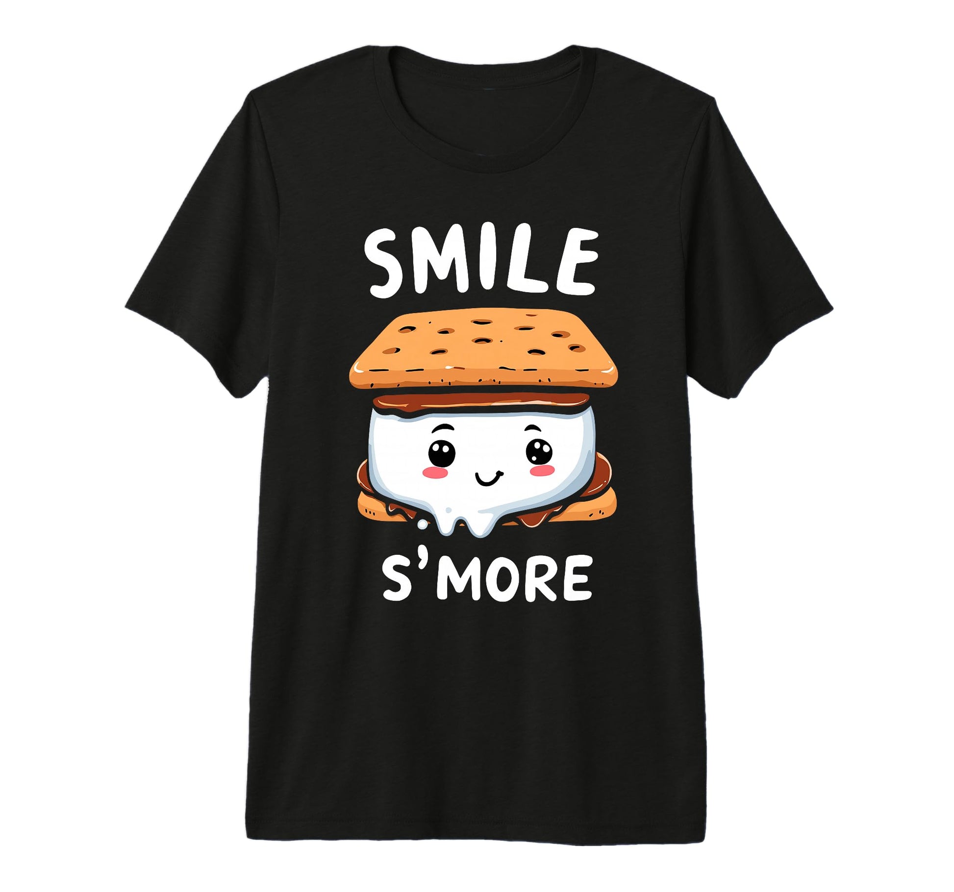 Funny Smore Marshmallow Campfire T-Shirt - Minimalist Print for Adults - T-Shirt, Sweatshirt, Hoodie