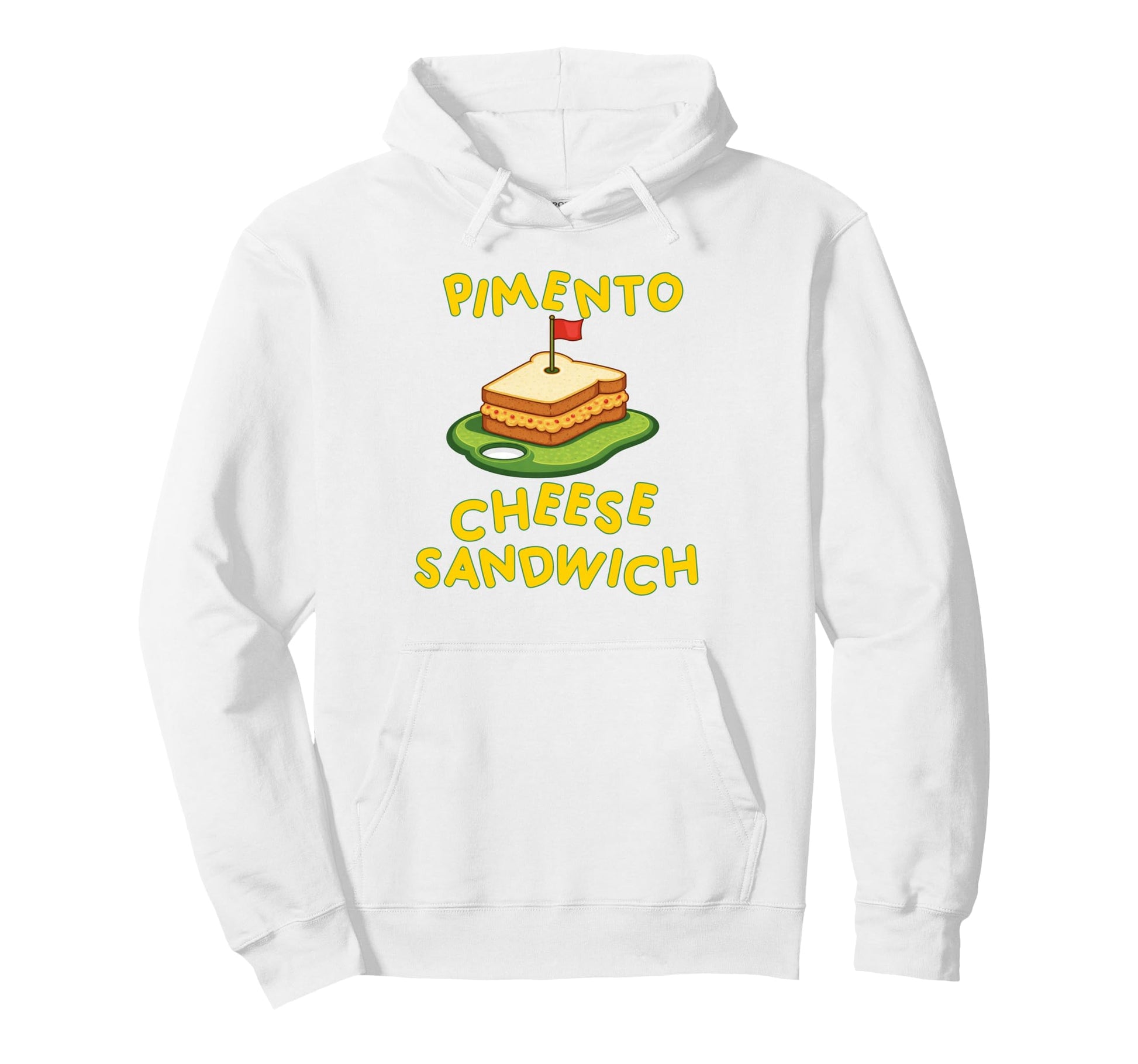 Pimento Cheese Sandwich Golf Dad Hoodie - Novelty Apparel Men Women - T-Shirt, Sweatshirt, Hoodie
