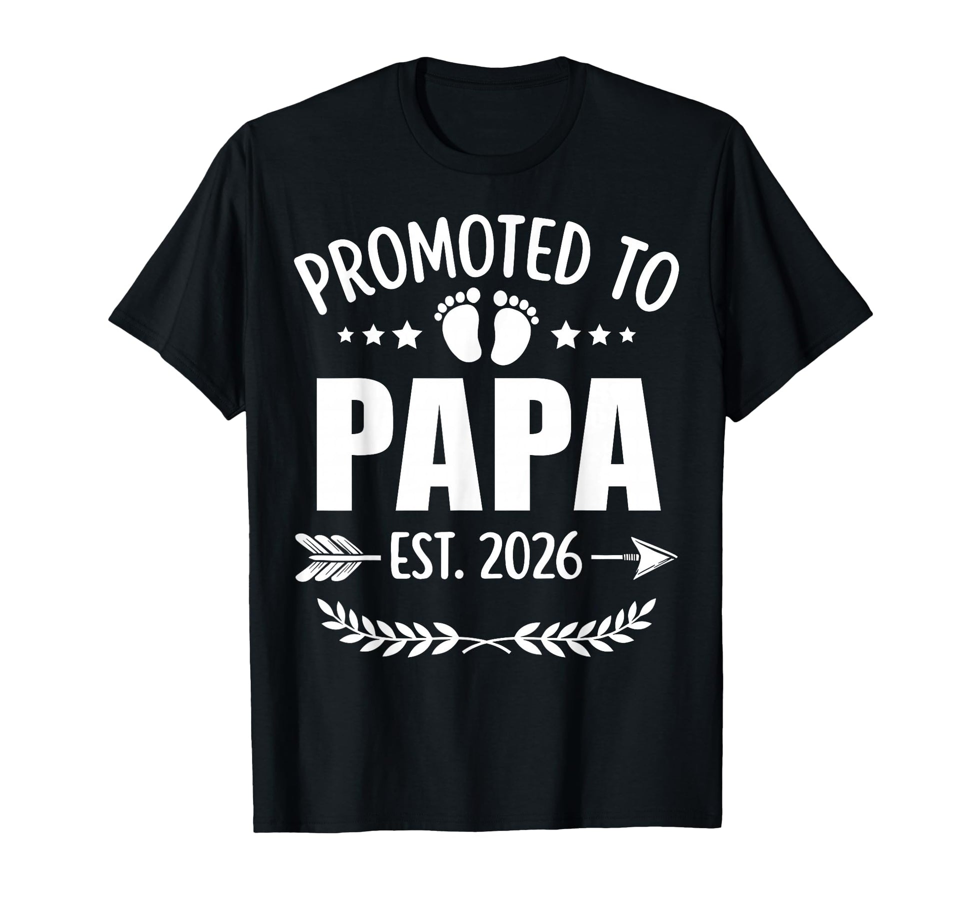 Promoted To Papa Est 2026 New Grandpa T-Shirt - Graphic Print Unisex - T-Shirt, Sweatshirt, Hoodie