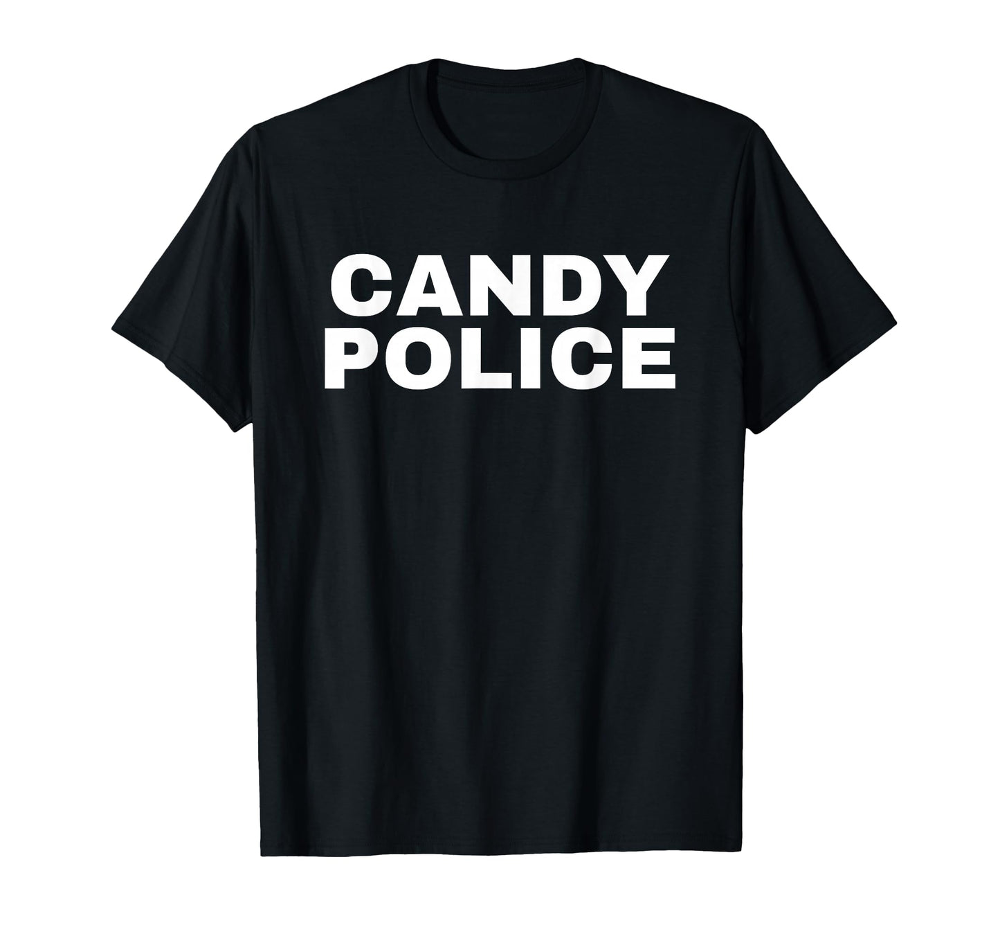 Candy Police Mom Dad Halloween T-Shirt - Custom Art Print for Adults - T-Shirt, Sweatshirt, Hoodie